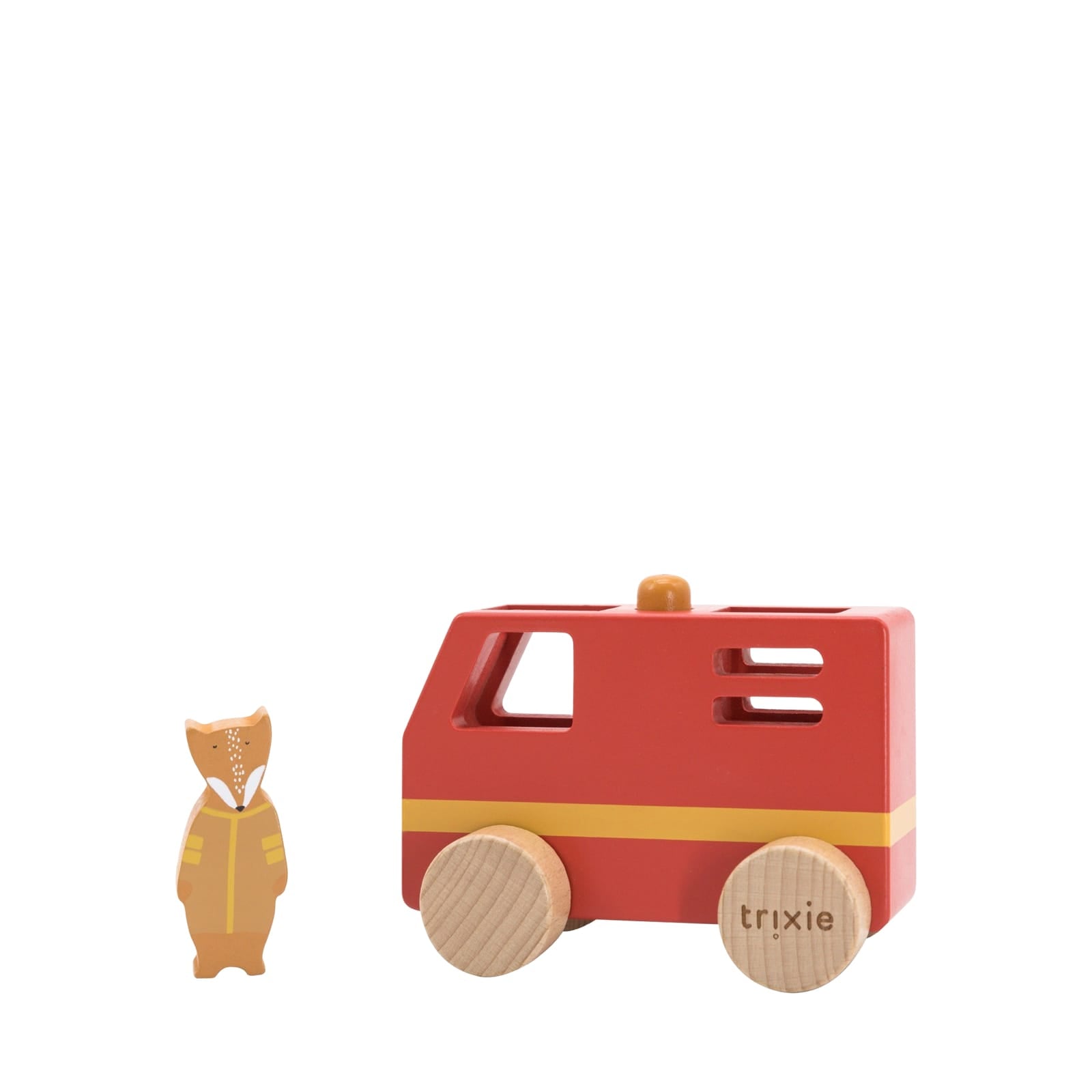 Wooden Small Fire Truck