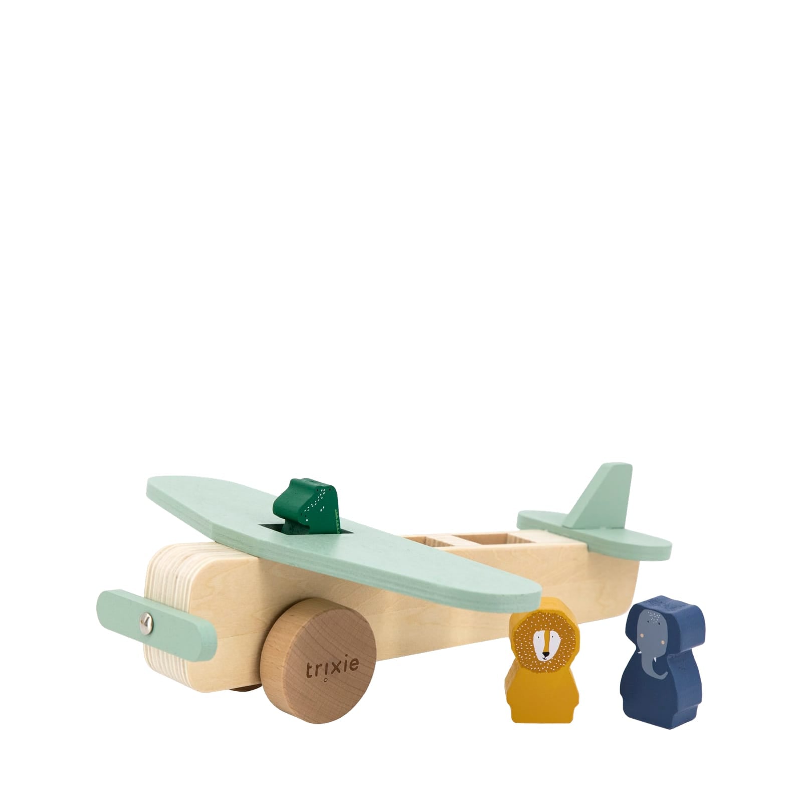 Wooden Animal Airplane