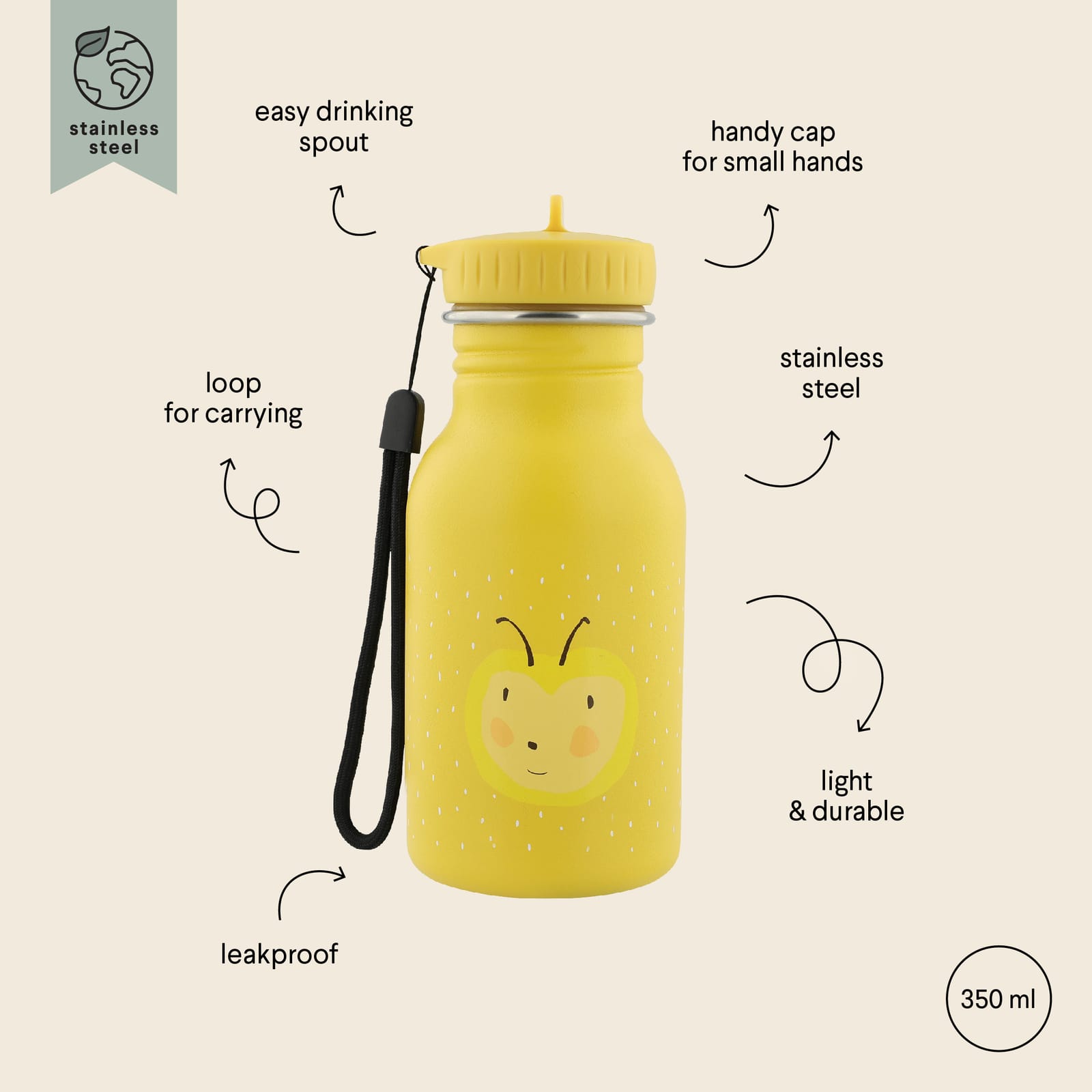 Water Bottle 350ml – Mrs Bumblebee