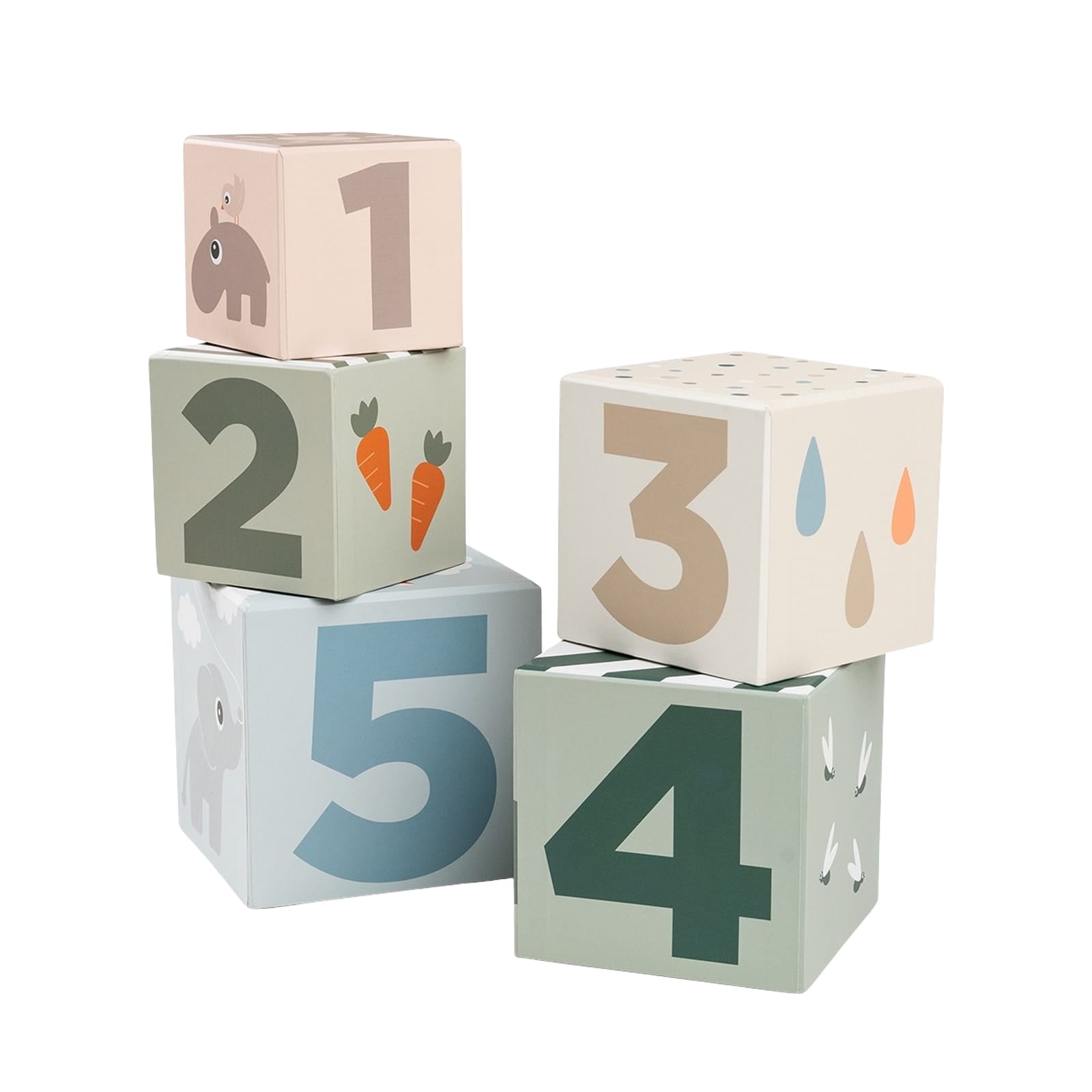 Stacking Cubes 5 Pieces – Deer Friends