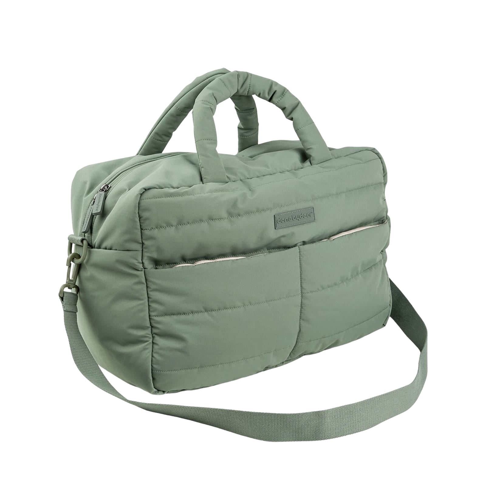 Quilted Changing Bag – Green