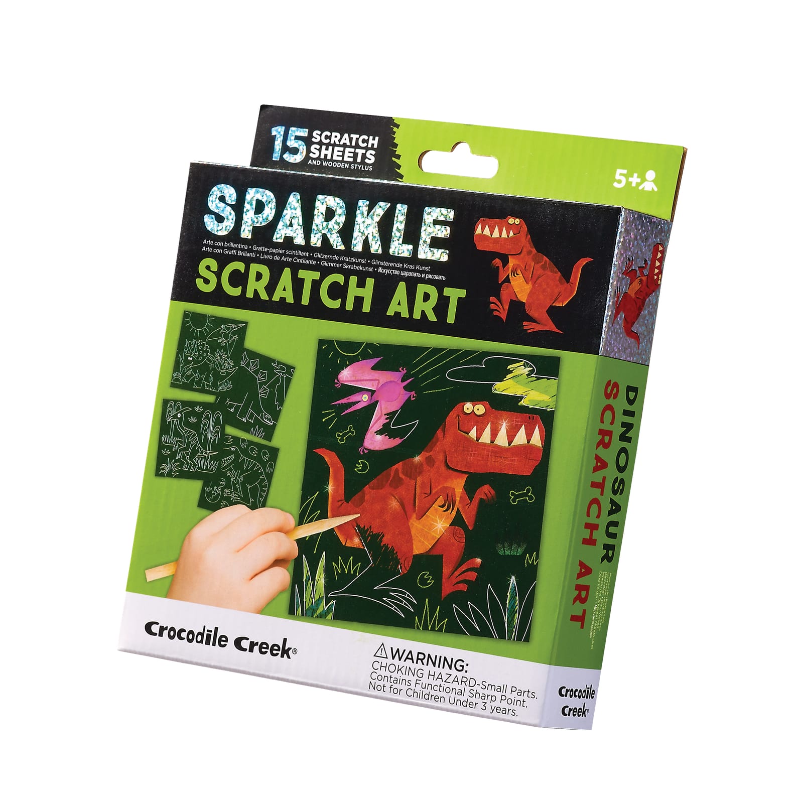 Scratch Art – Dinosaur