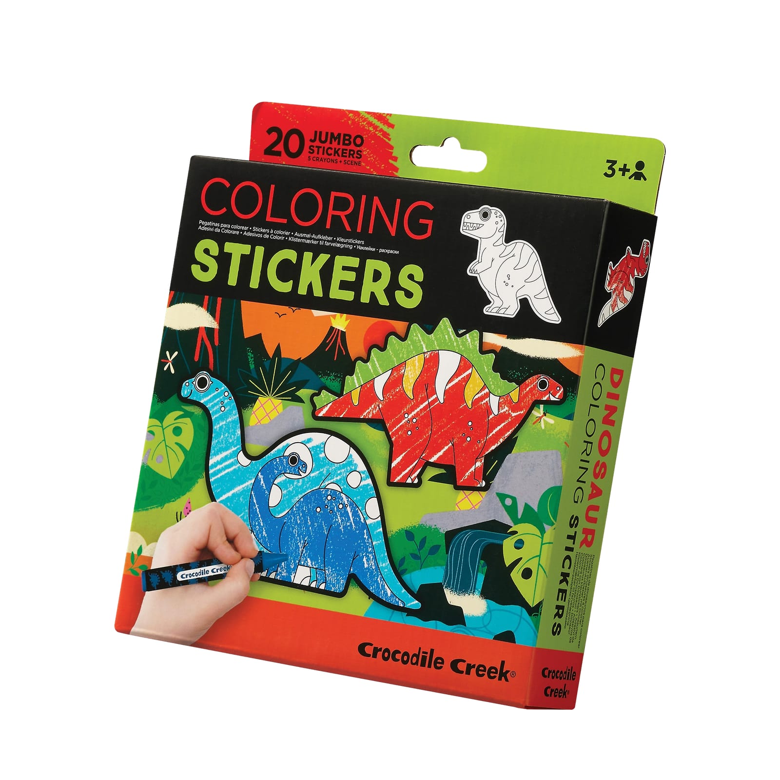 Colouring Stickers & Crayons – Dinosaurs