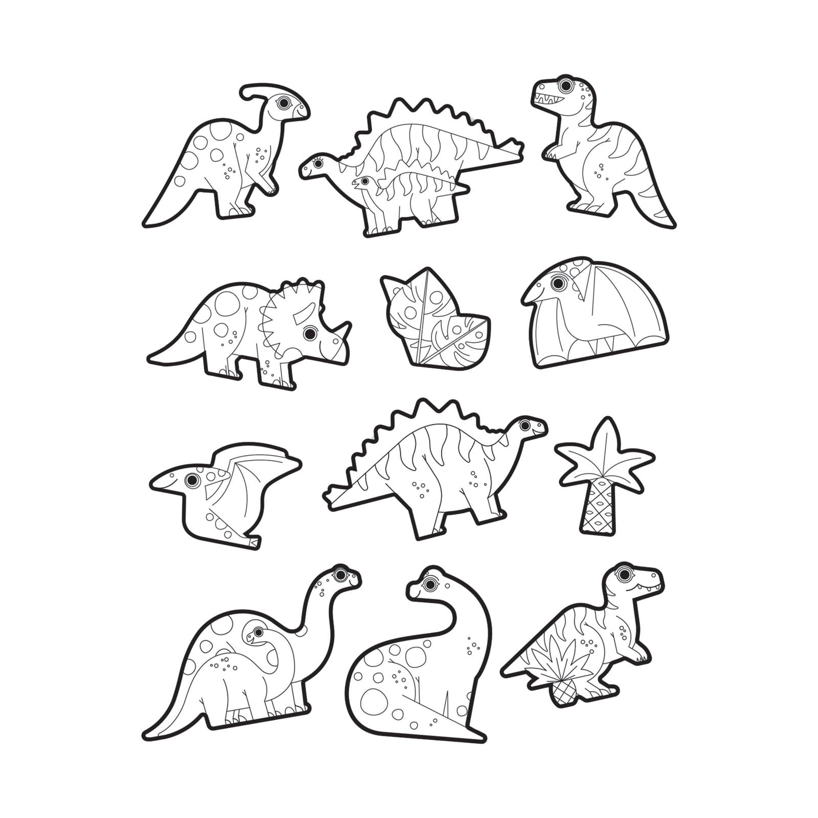 Colouring Stickers & Crayons – Dinosaurs