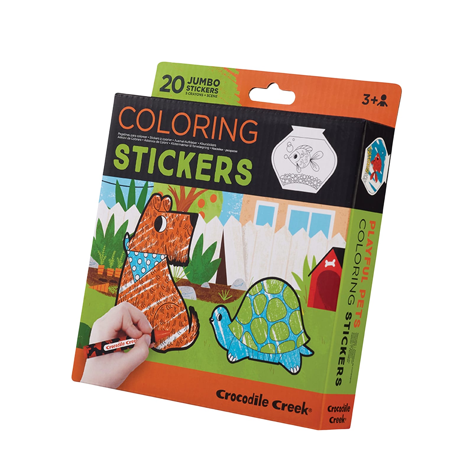 Colouring Stickers & Crayons – Playful Pets