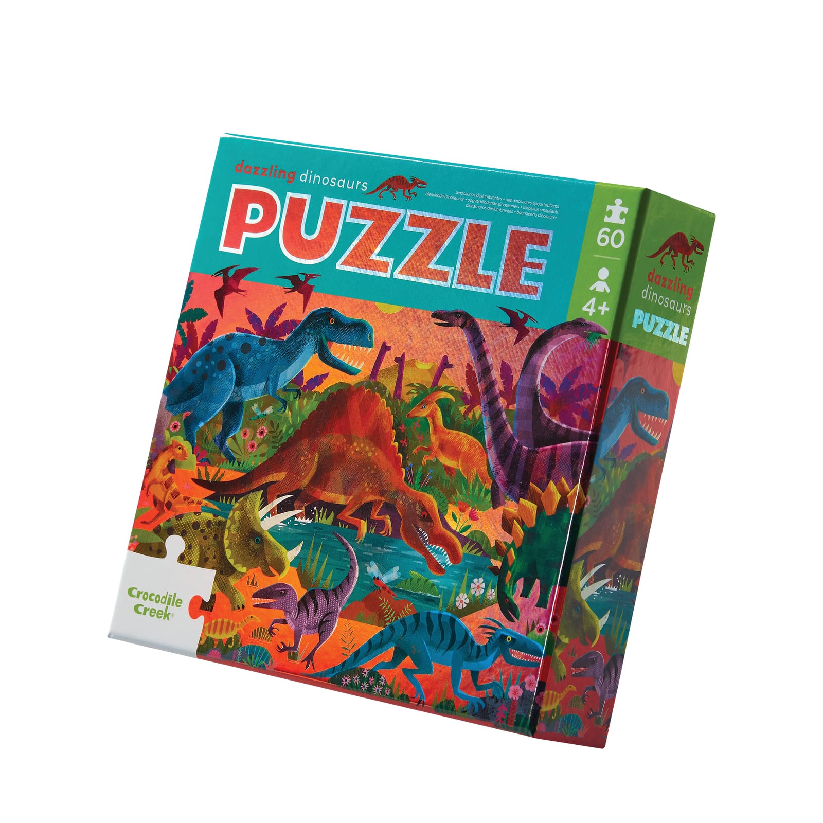 Dazzling Dinosaurs – 60 Piece Puzzle