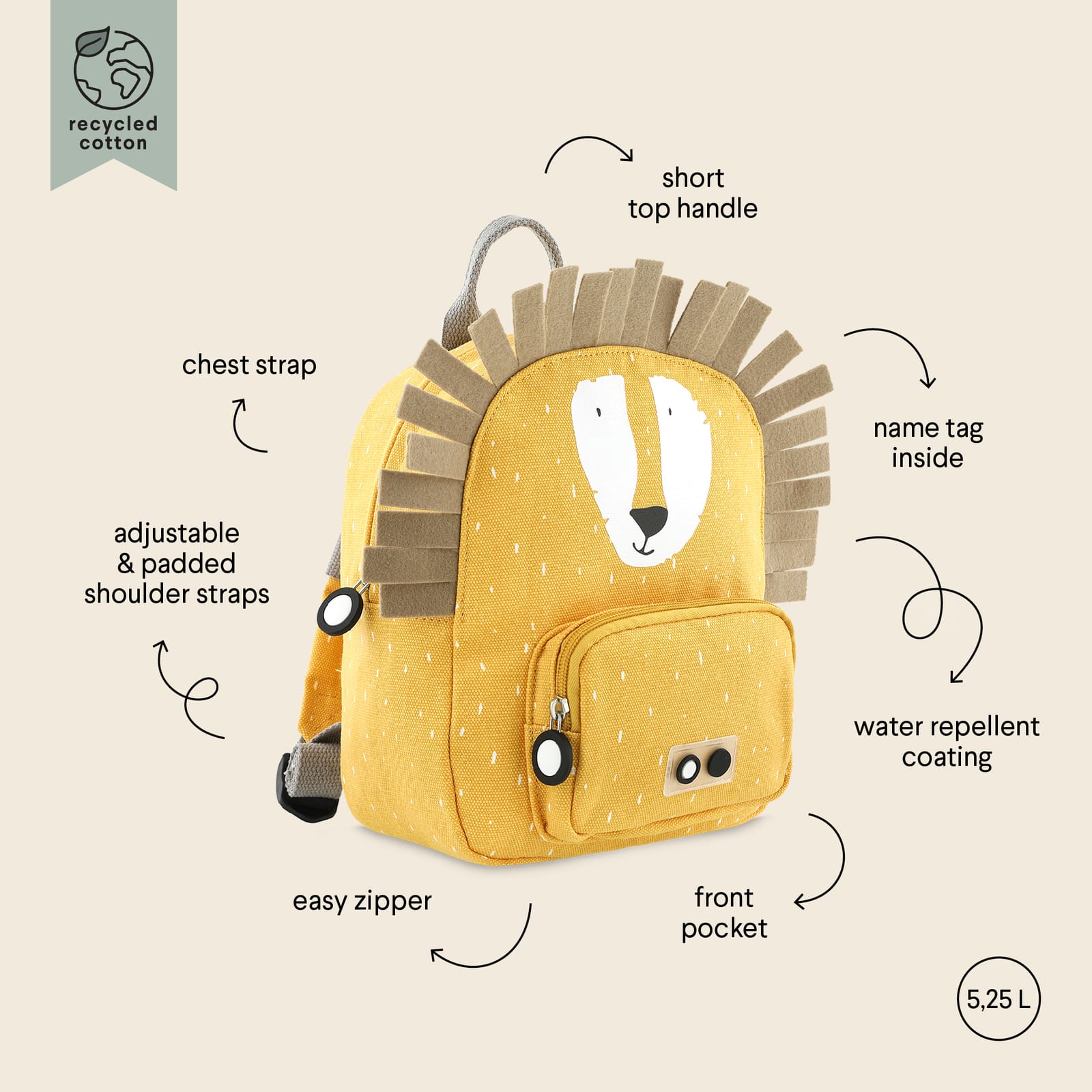 Backpack Small – Mr Lion