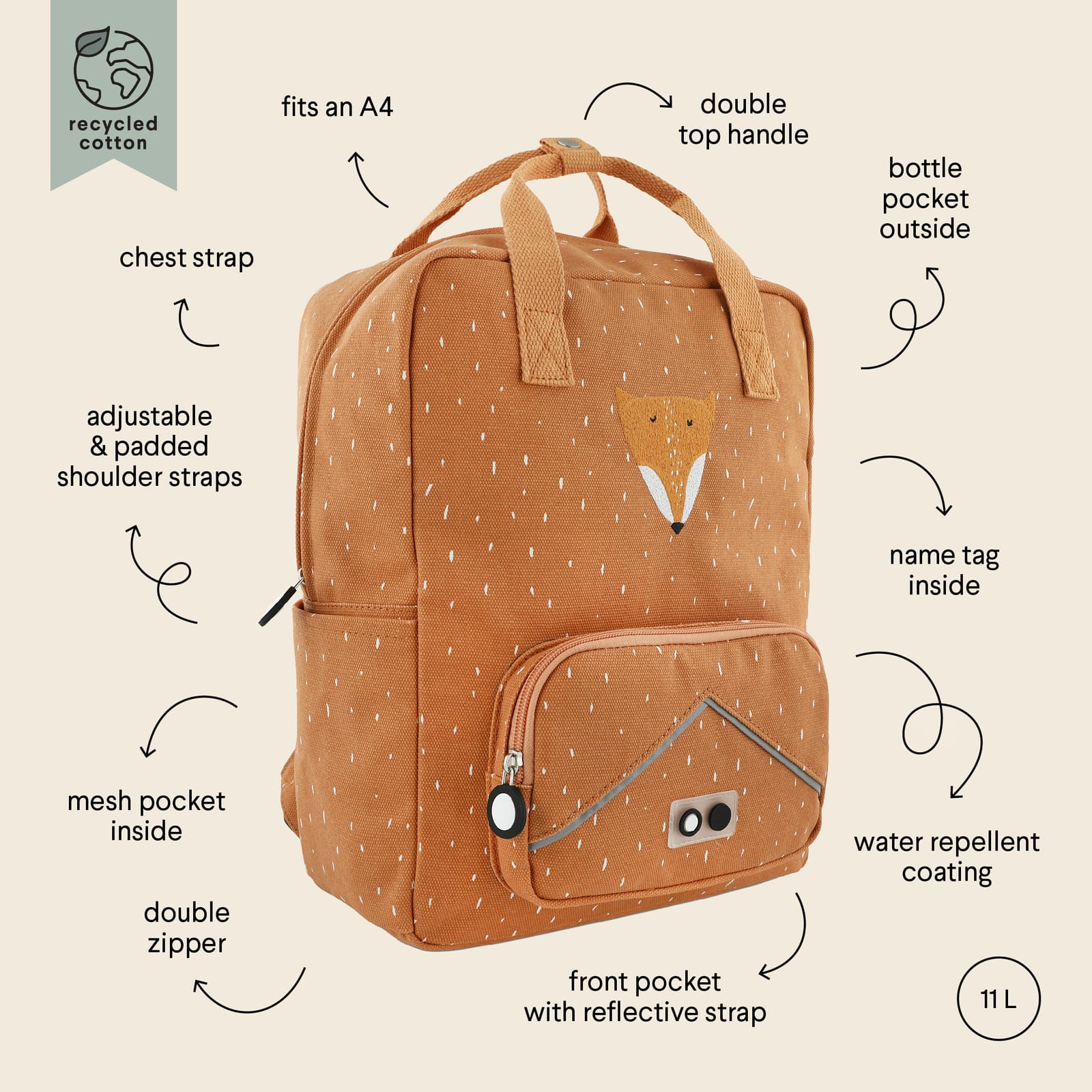 Backpack Large – Mr Fox