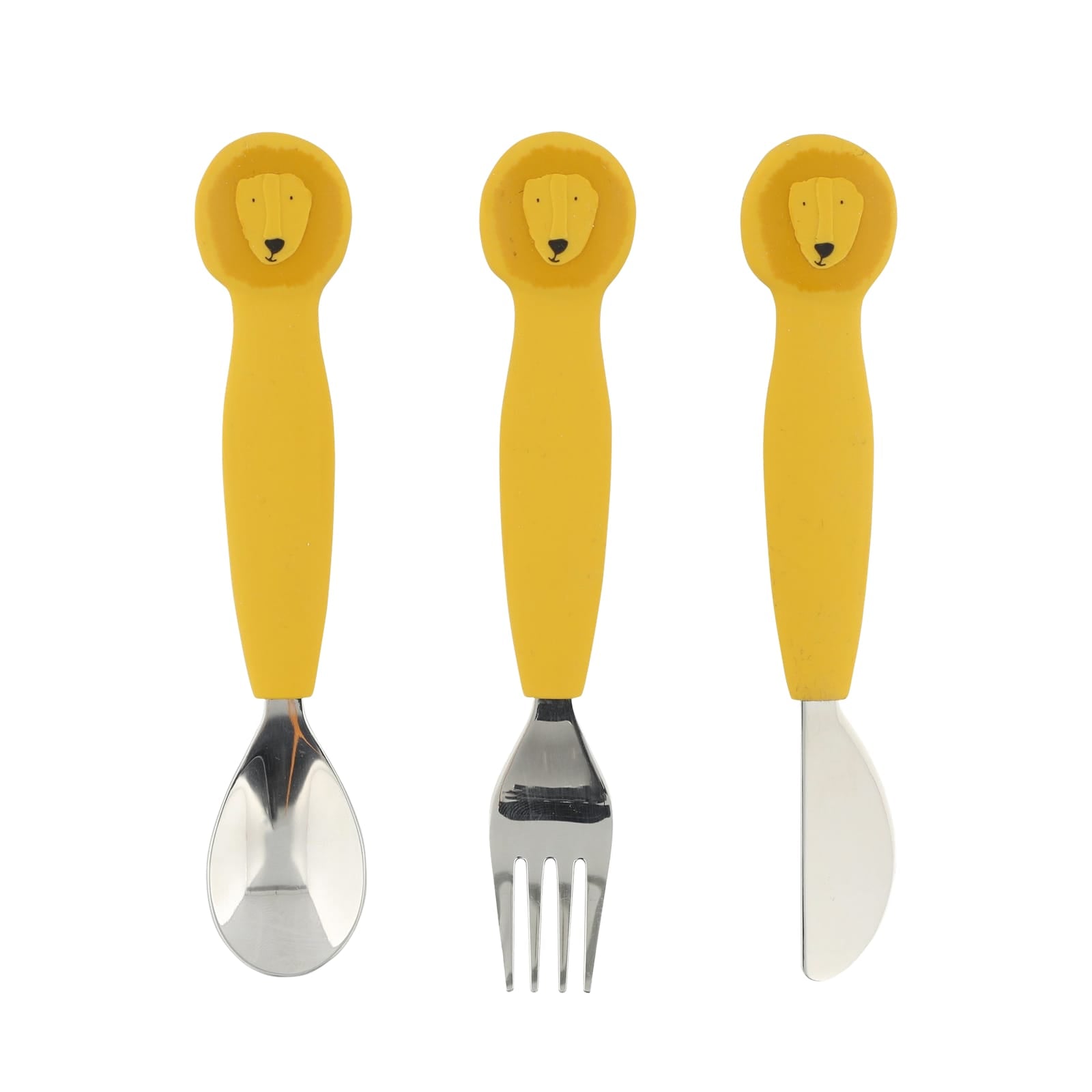 Silicone Cutlery Set 3-Pack – Mr Lion