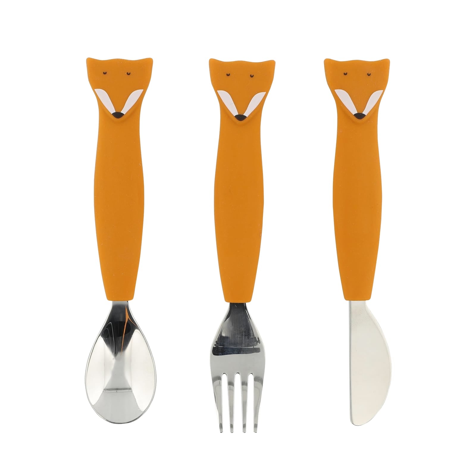 Silicone Cutlery Set 3-Pack – Mr Fox