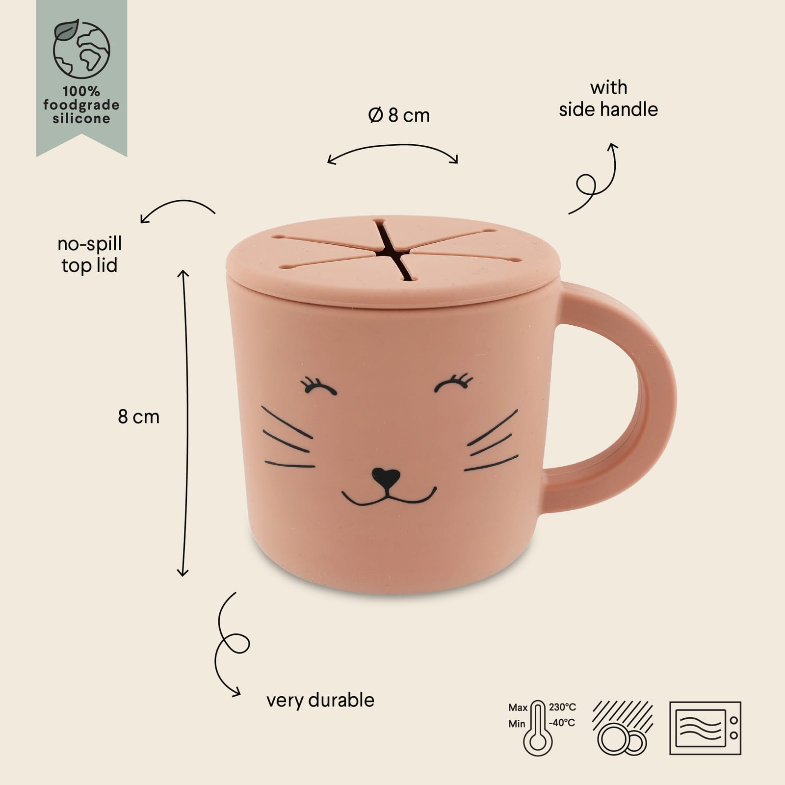 Silicone Snack Cup – Mrs Cat