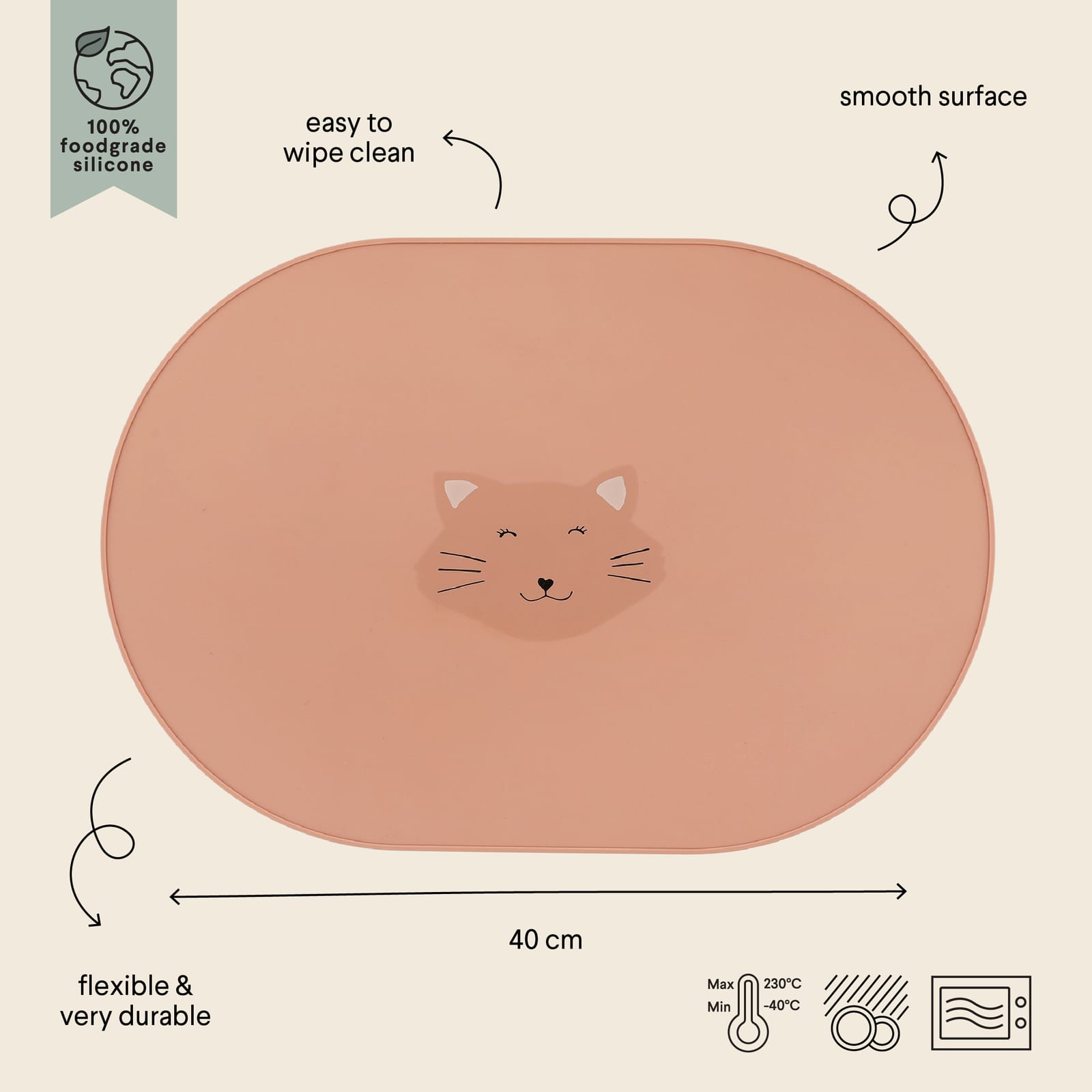 Silicone Placemat – Mrs Cat