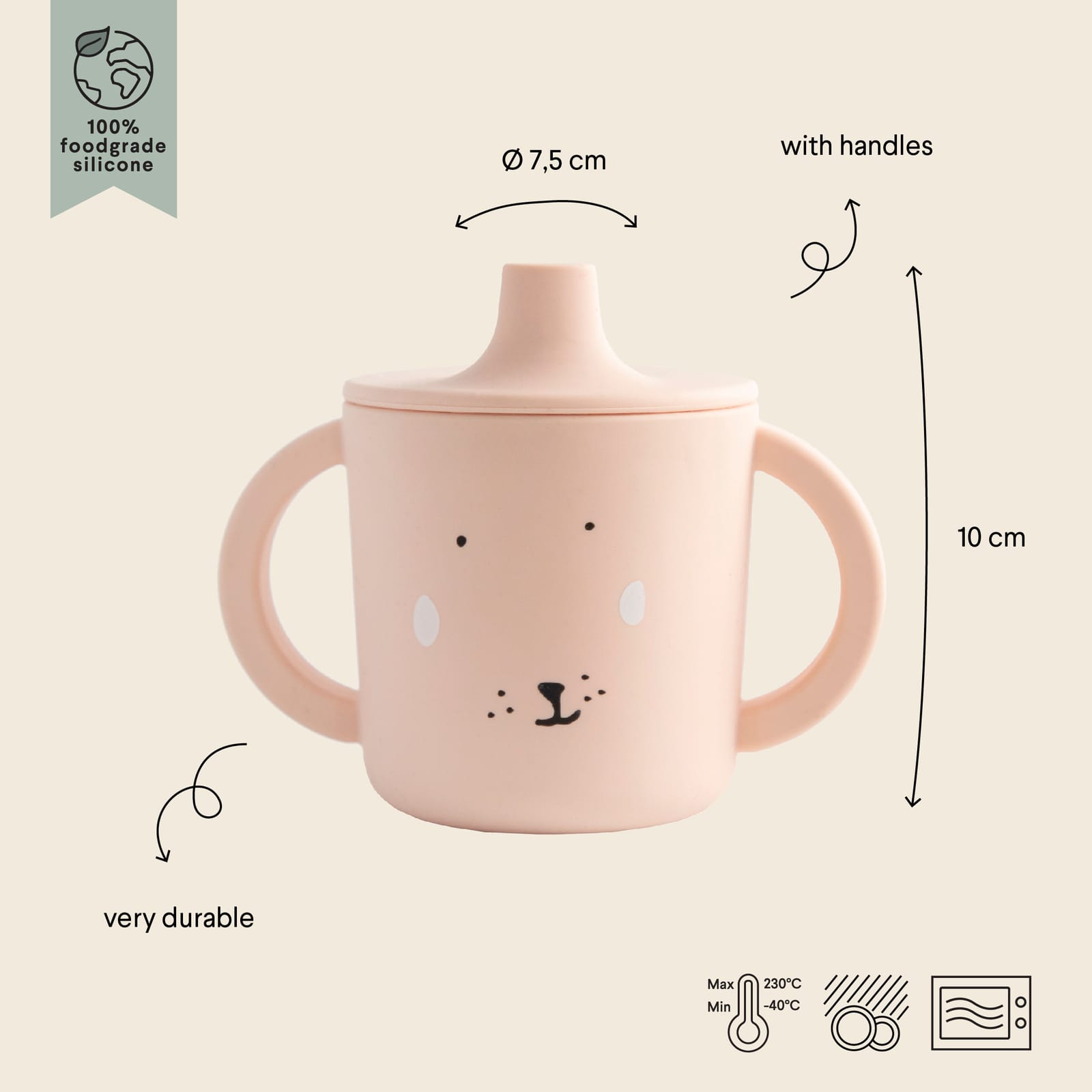 Silicone Sippy Cup – Mrs Rabbit