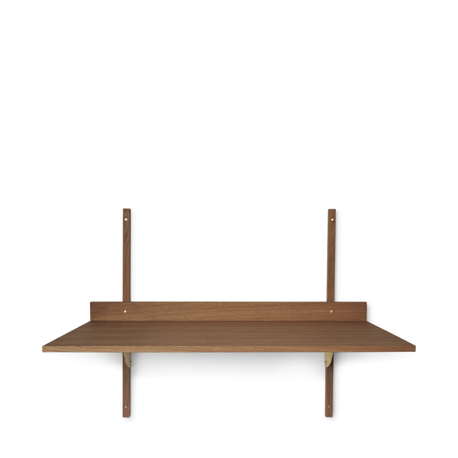 Sector Desk – Smoked Oak/Brass