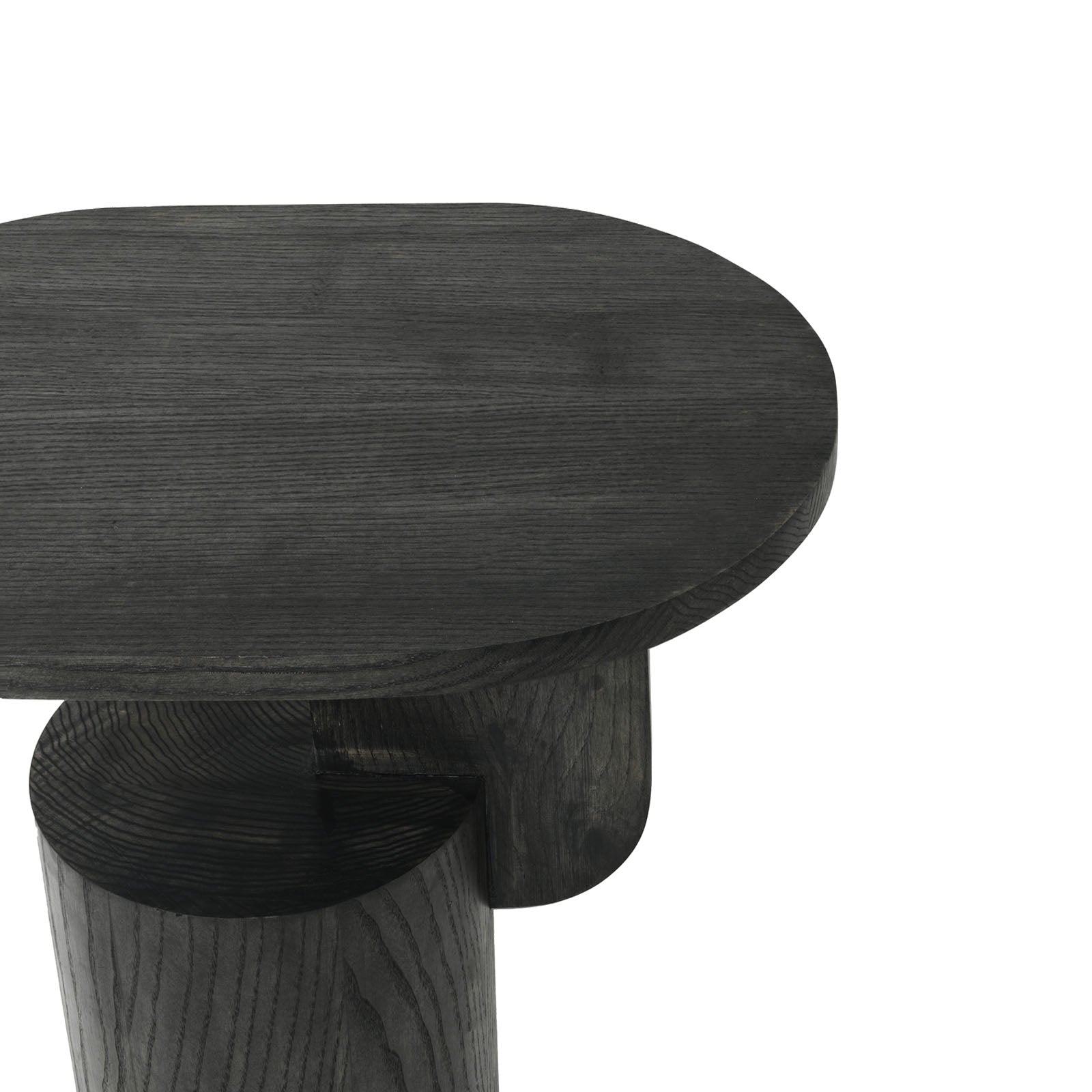 Insert Side Table – Black Stained