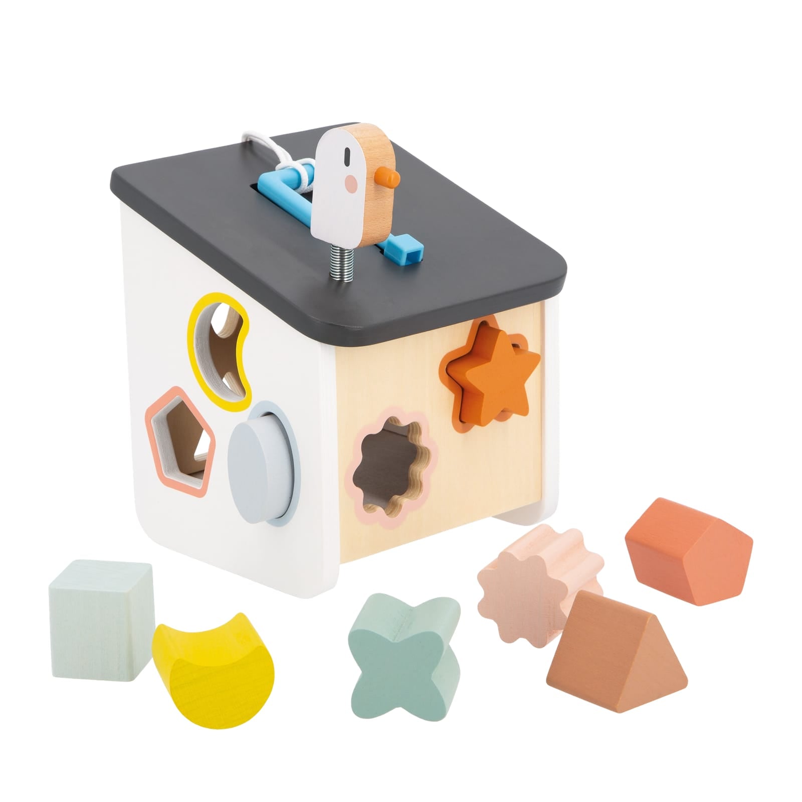 Bird House Shape Sorter – Sweet Cocoon