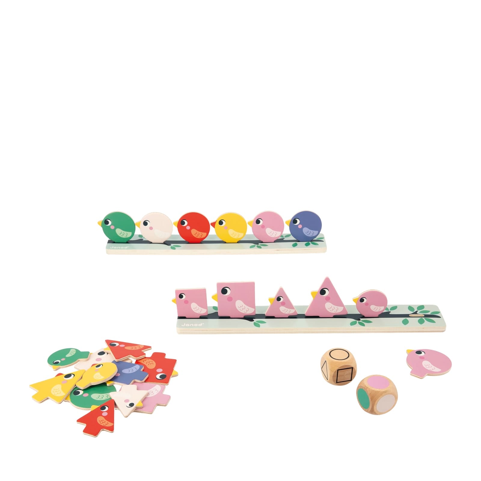 Sorting Shapes Sizes Colours – Birds