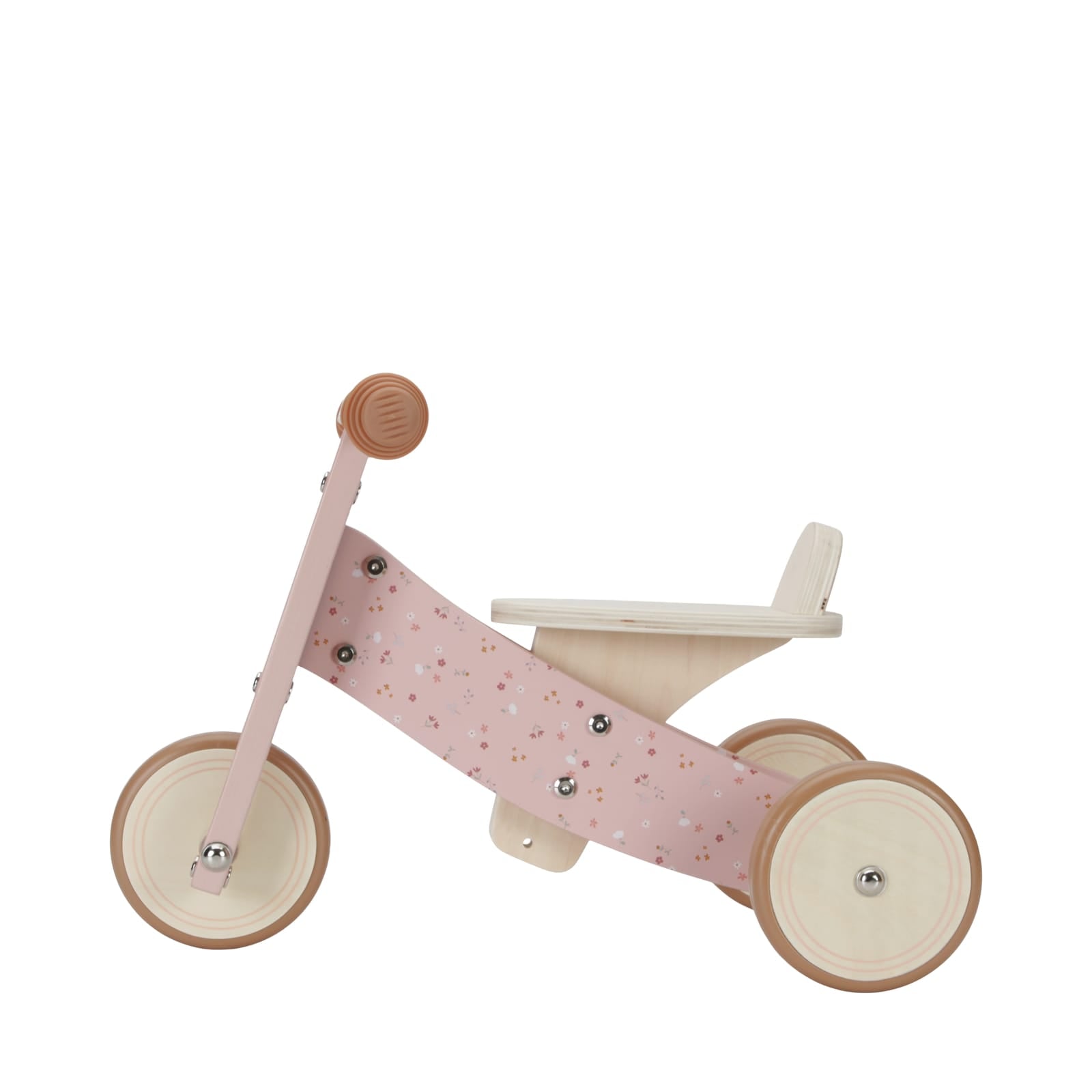 Wooden Tricycle – Pink Flower