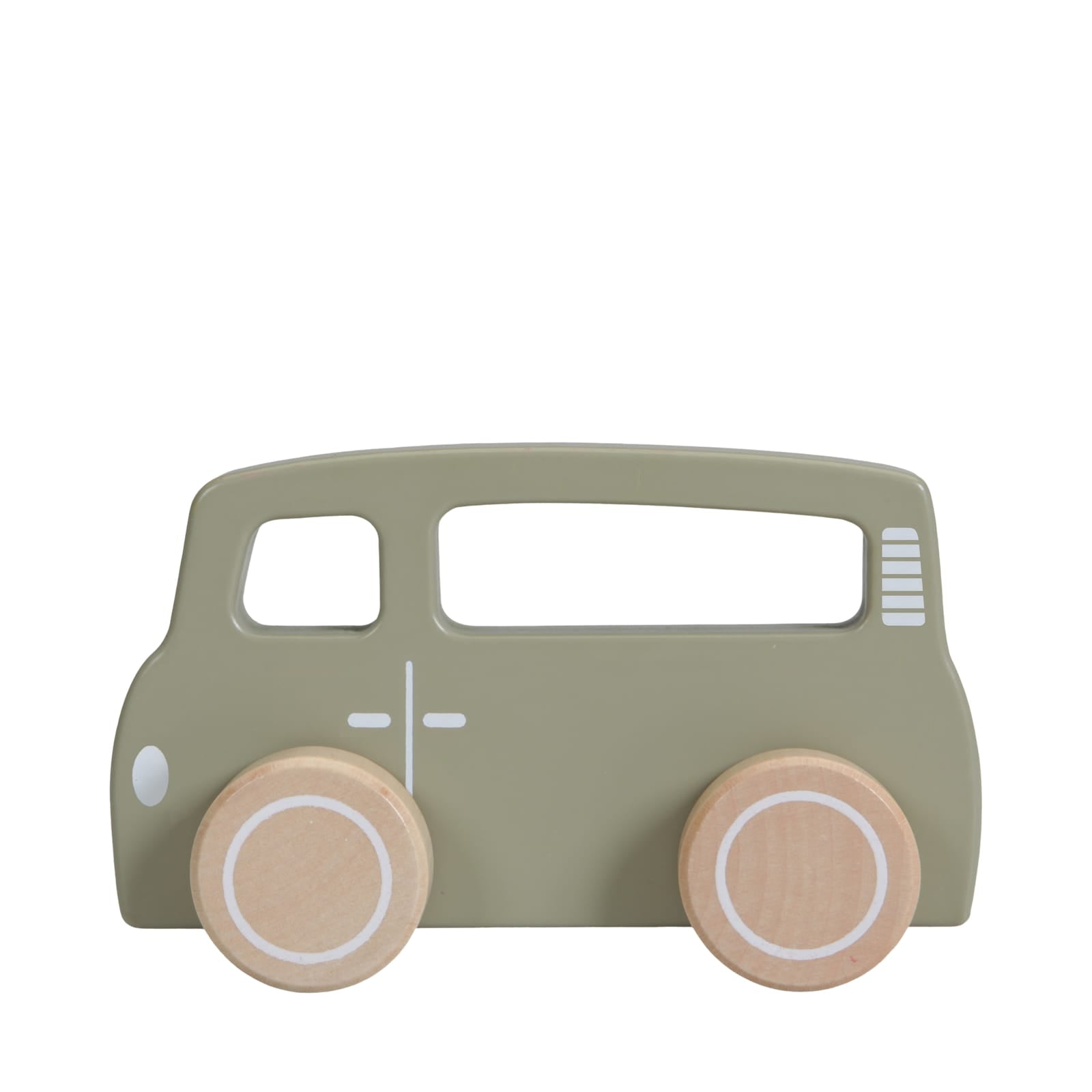 Wooden Toy Van Olive