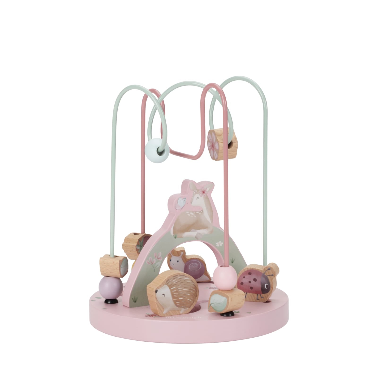 Wooden Large Activity Spiral – Fairy Garden Flowers