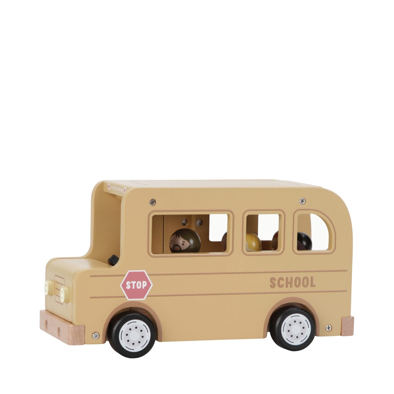 Wooden School Bus with Figures