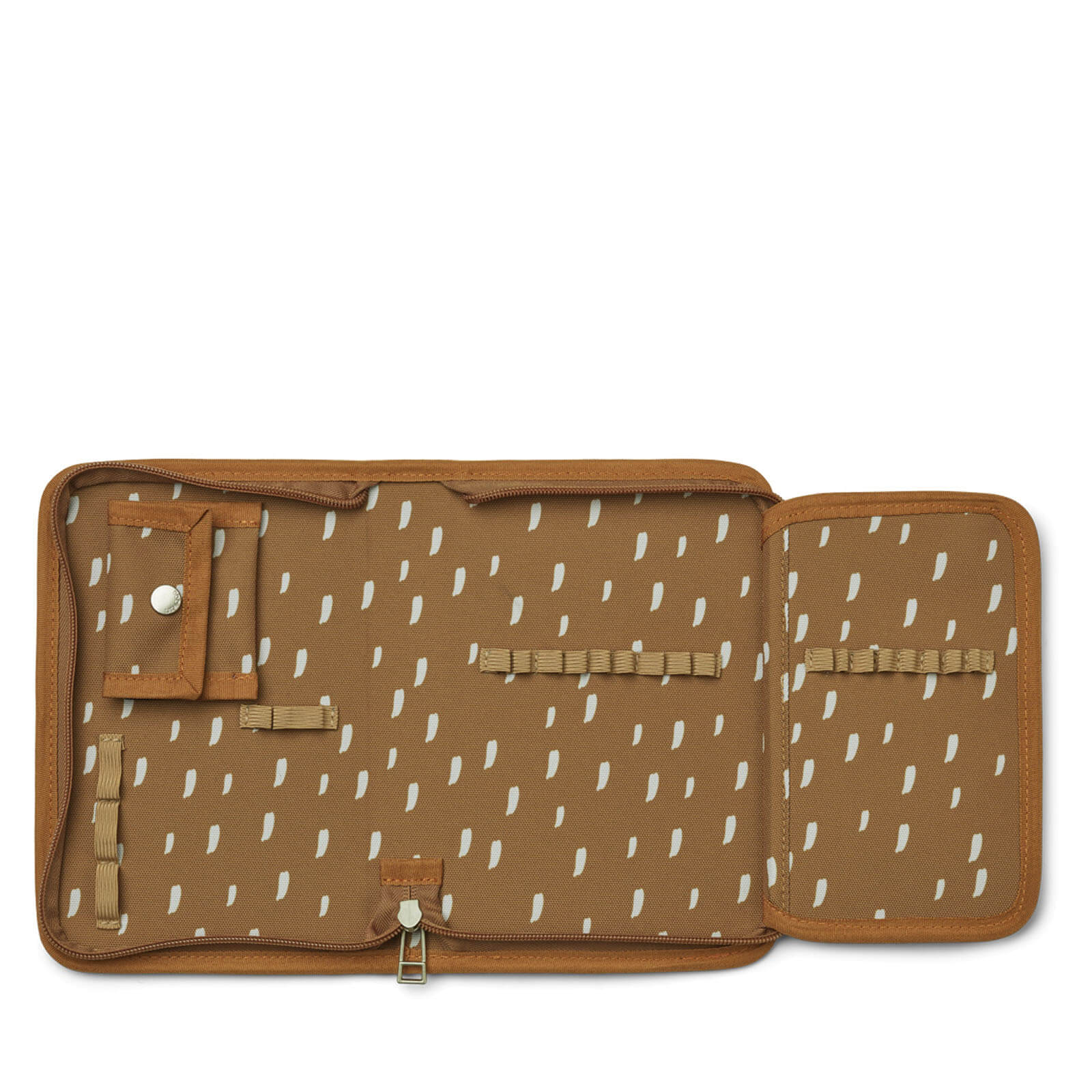 Peggy Pencil Case Graphic Stroke / Golden Caramel