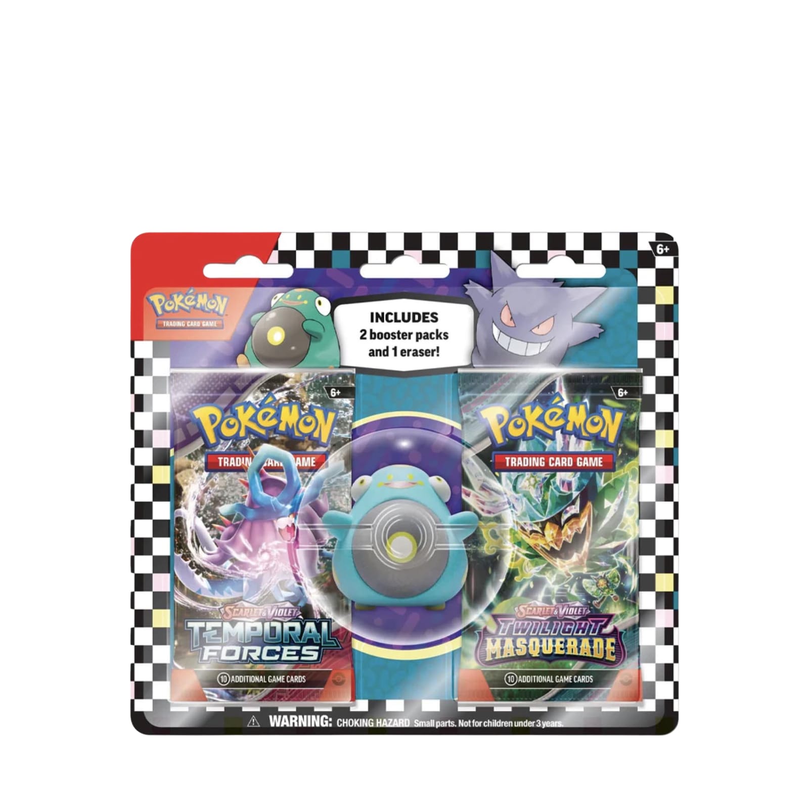 Bellibolt Eraser & 2 Booster Packs