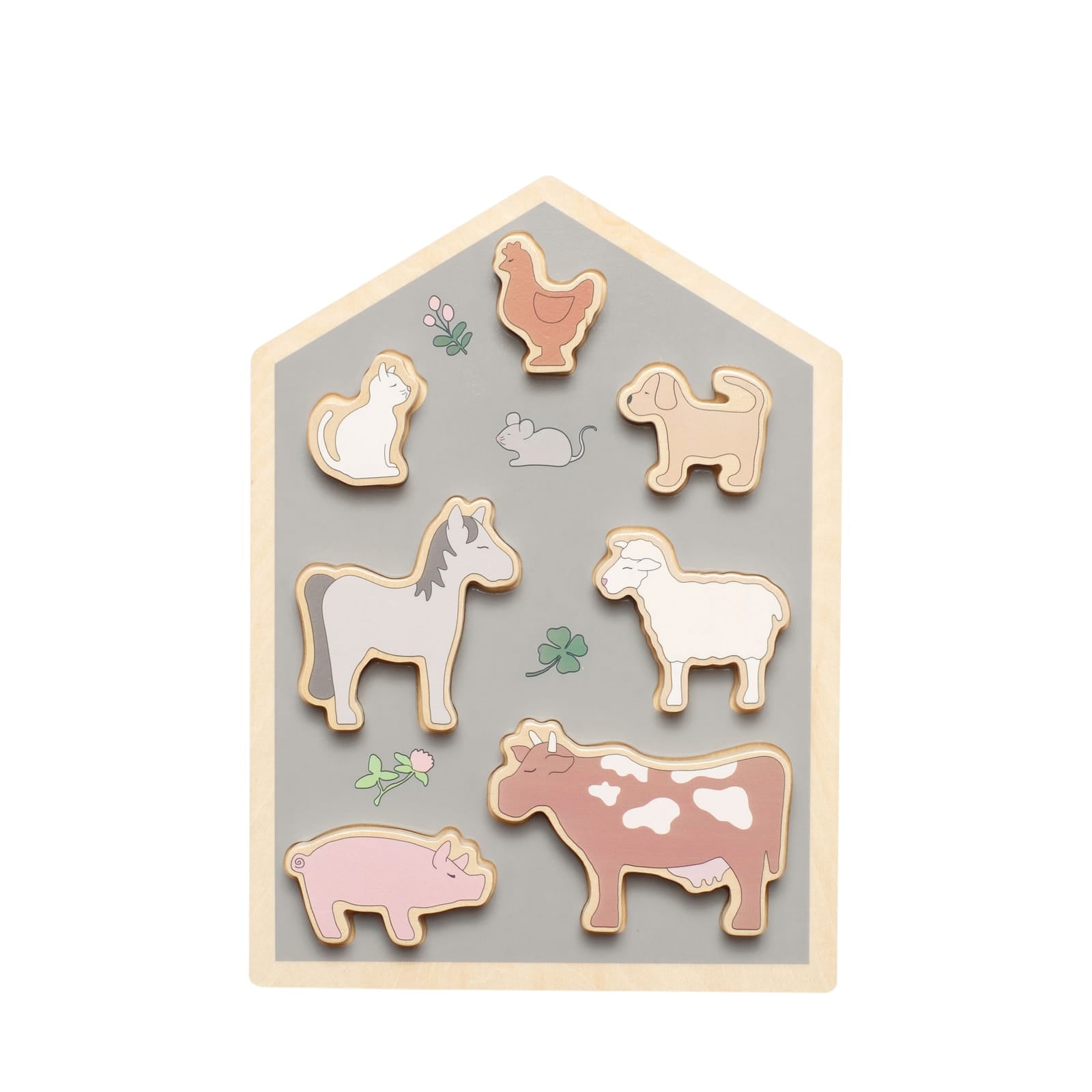 Wooden Puzzle – Farm Animals