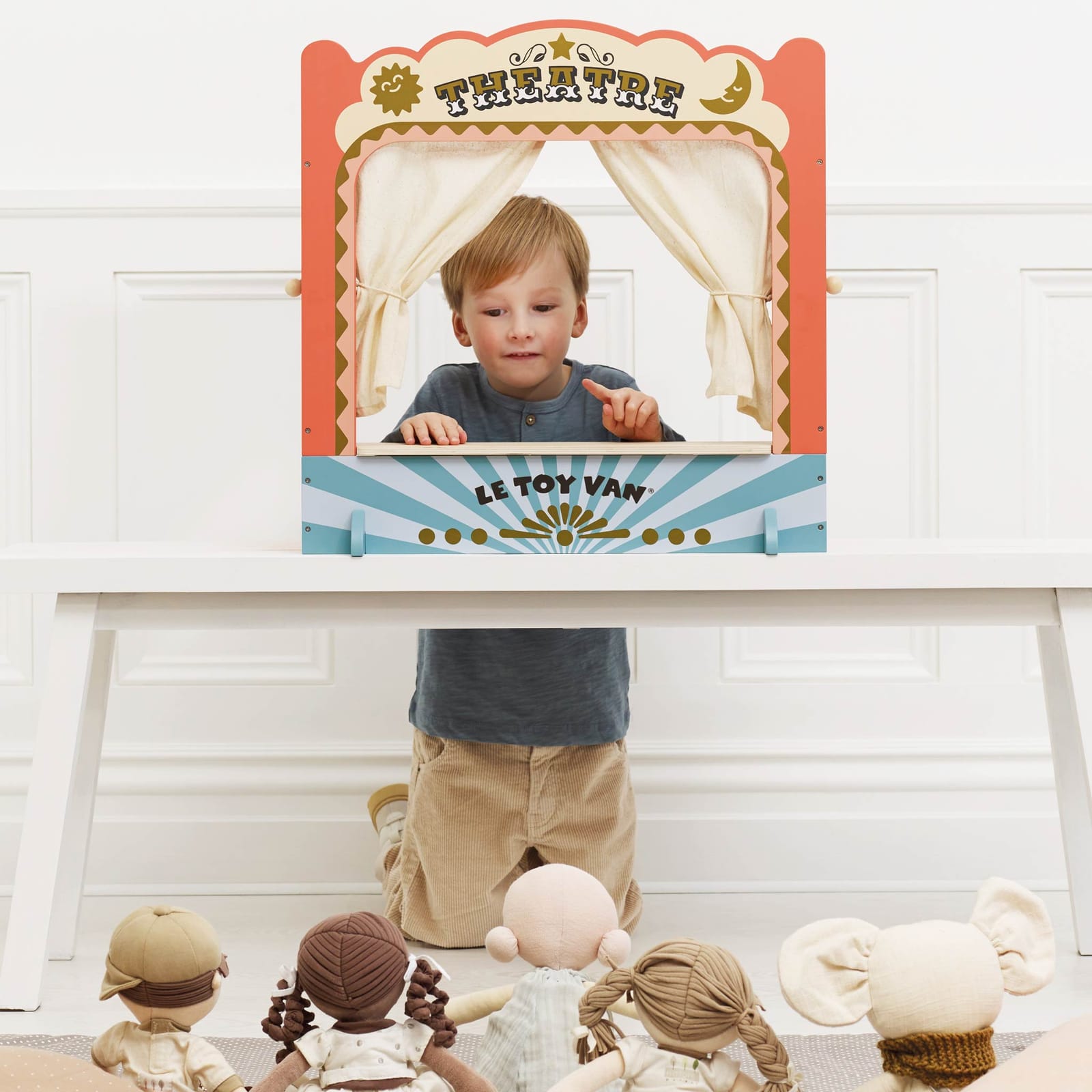 Tabletop Puppet Wooden Theatre