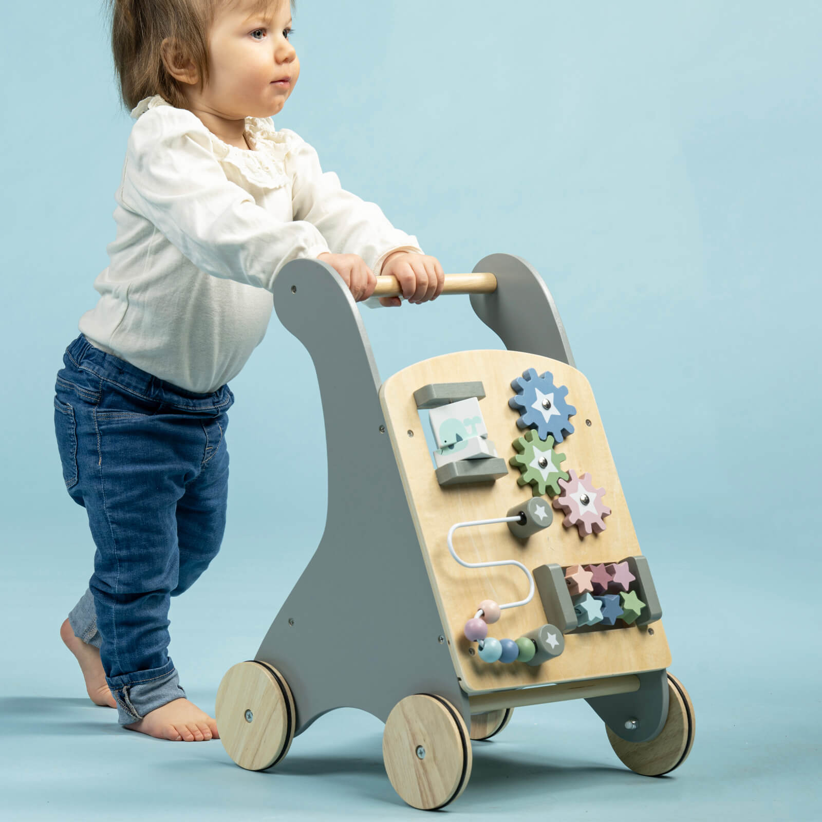 Grey Activity Baby Walker – Teddy