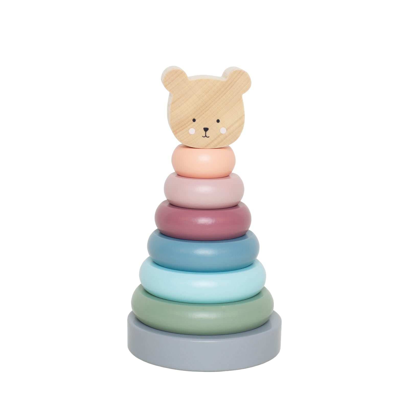 Wooden Stacking Toy – Teddy