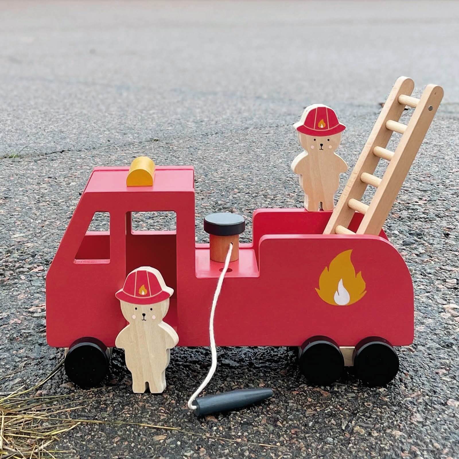 Wooden Fire Engine