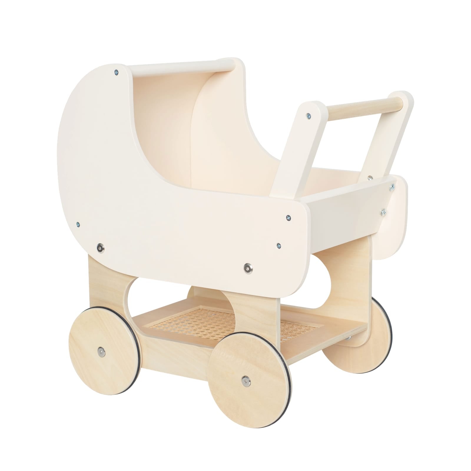 Wooden Doll Pram