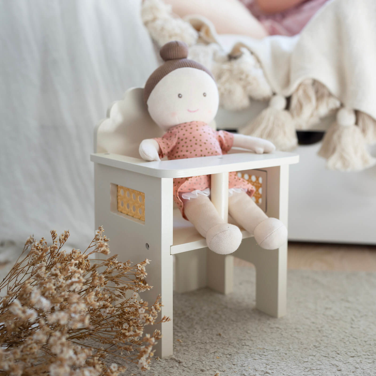 Wooden Doll High Chair