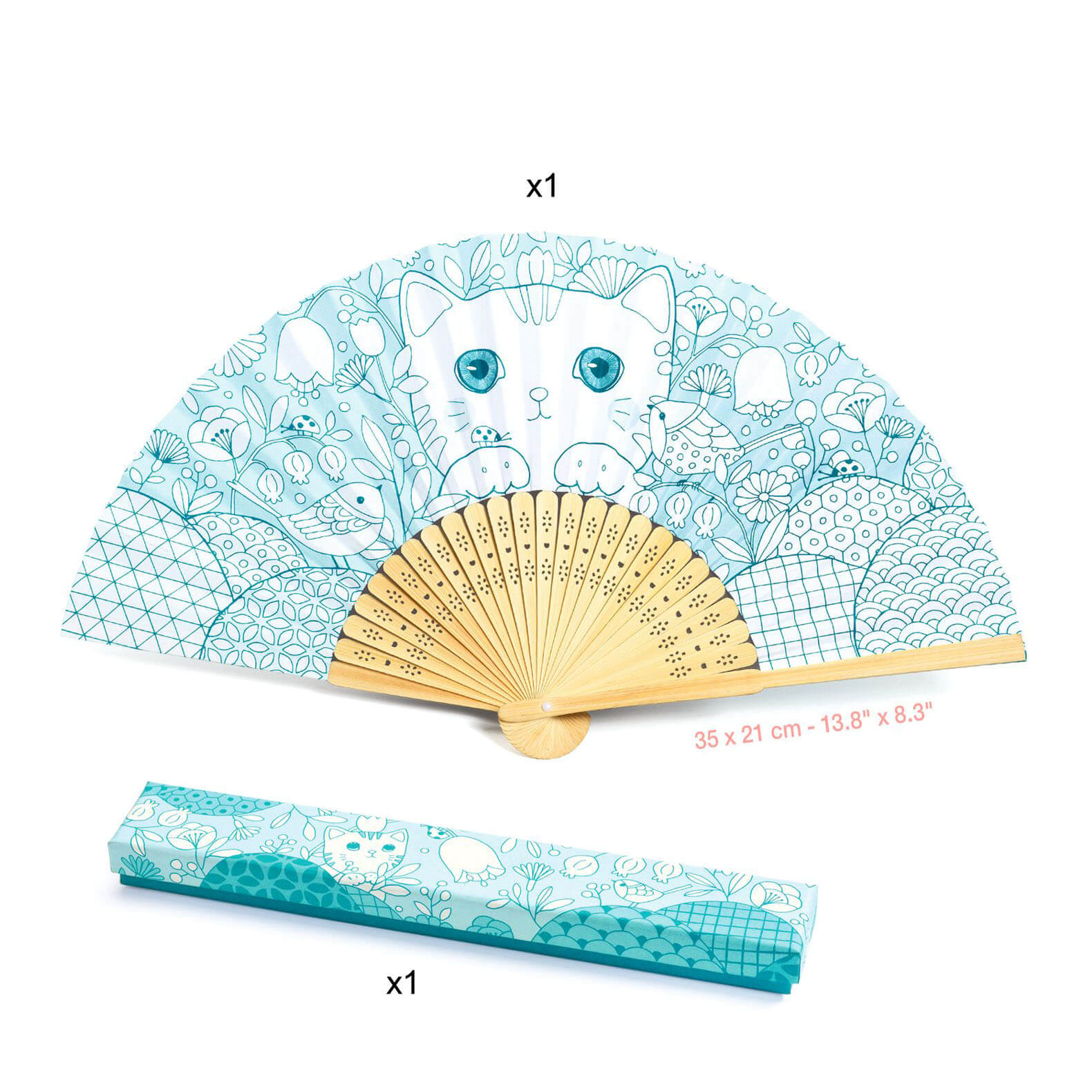 Colour In Craft Set – Koneko Fan