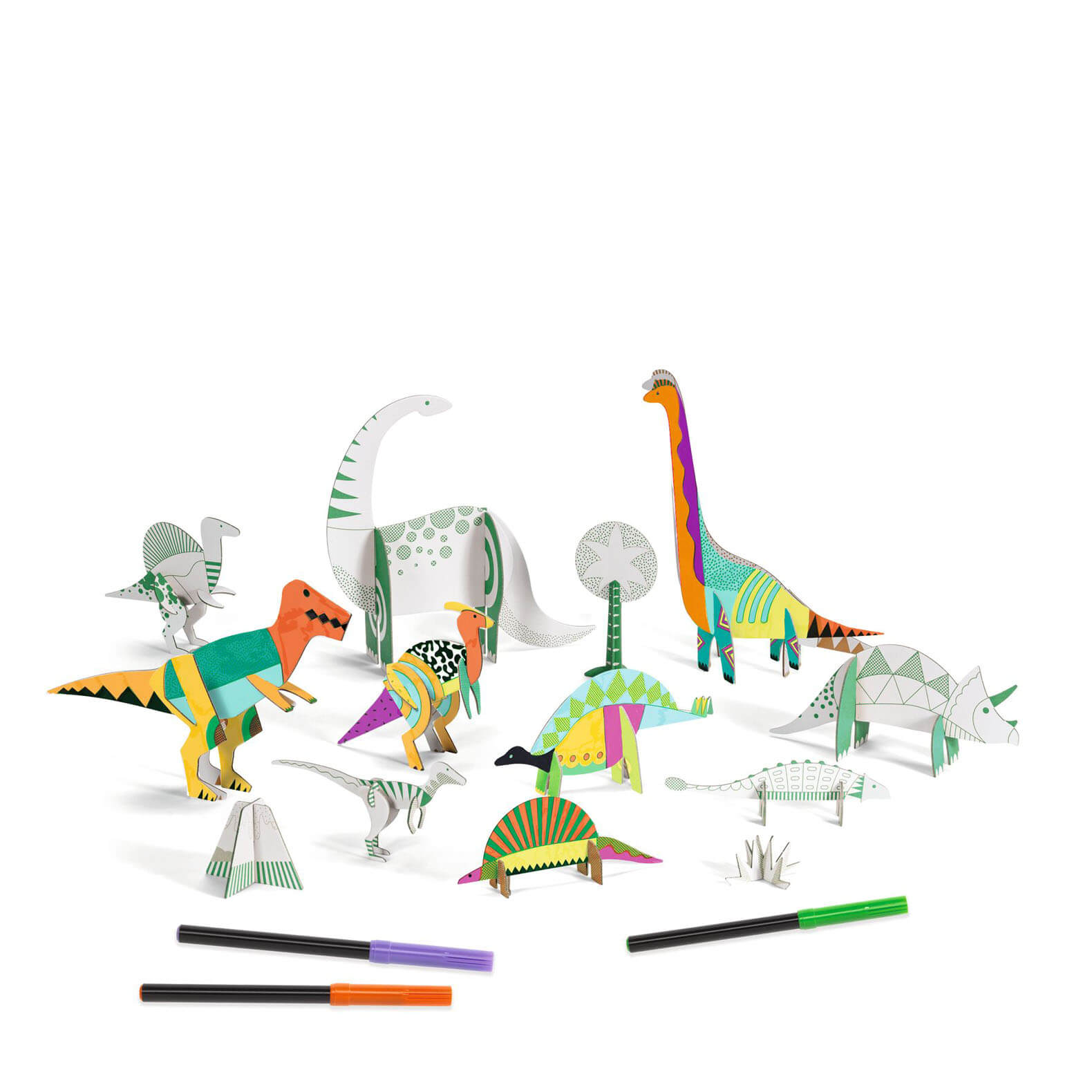 Colour Assemble Play Craft Set – Dinosaurs