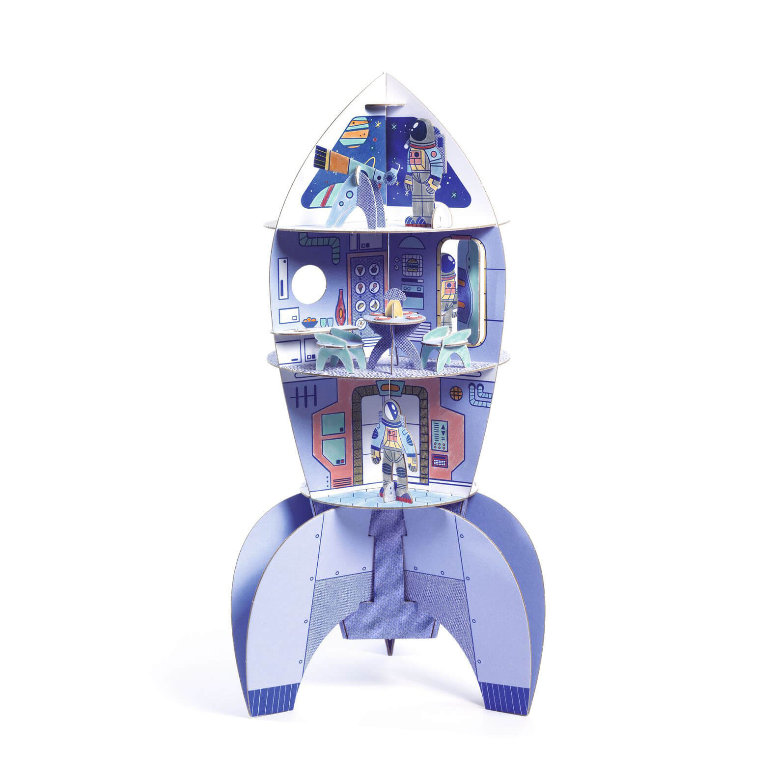 Colour Assemble Play Craft Set – Space Rocket