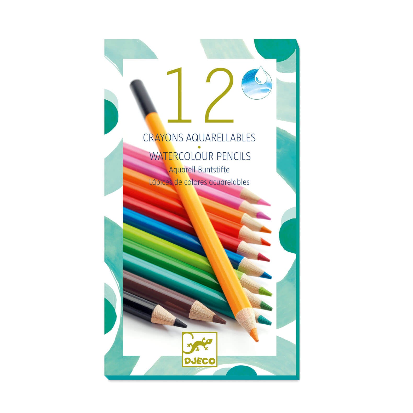 12 Watercolour Pencils