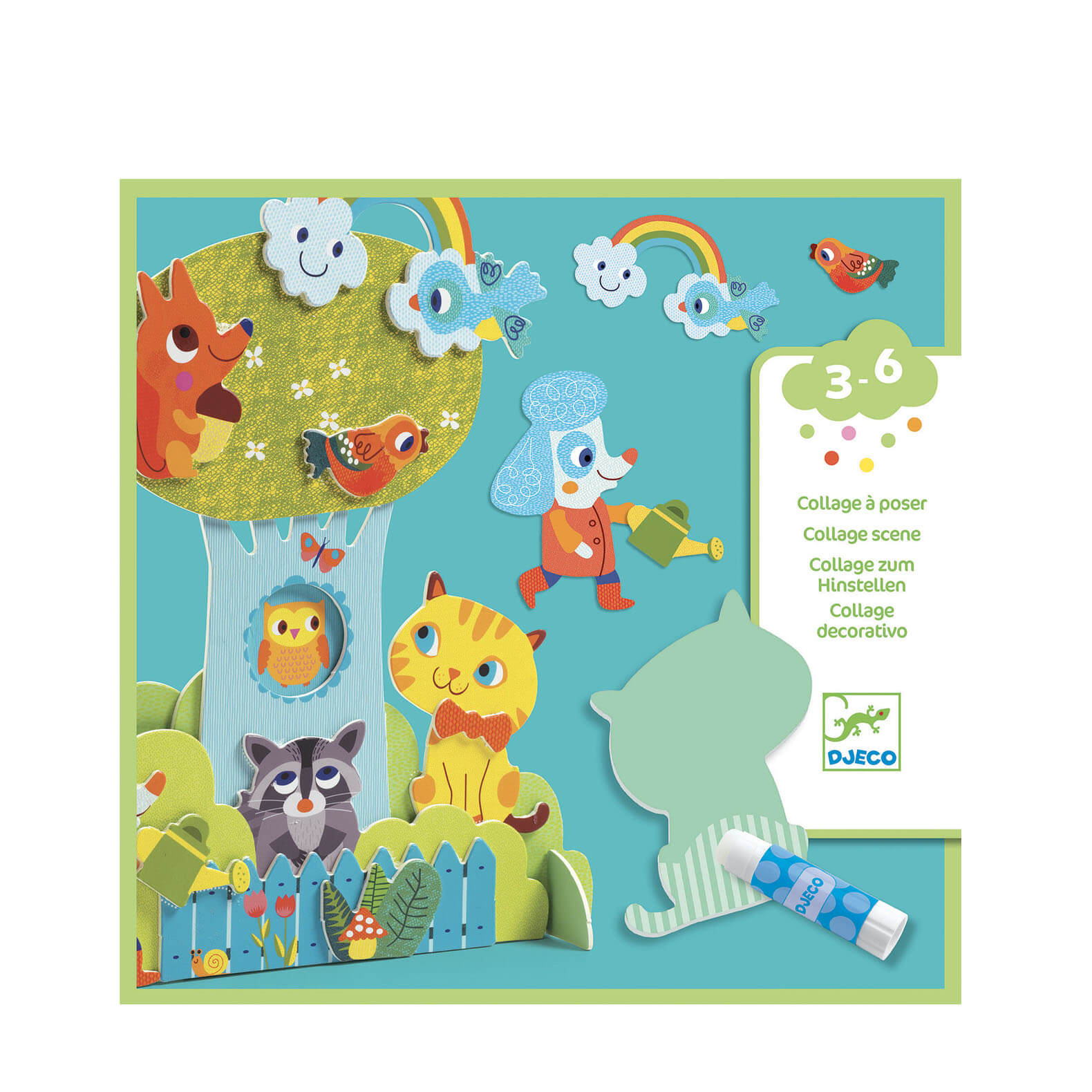 Collage Craft Set – Garden Pals