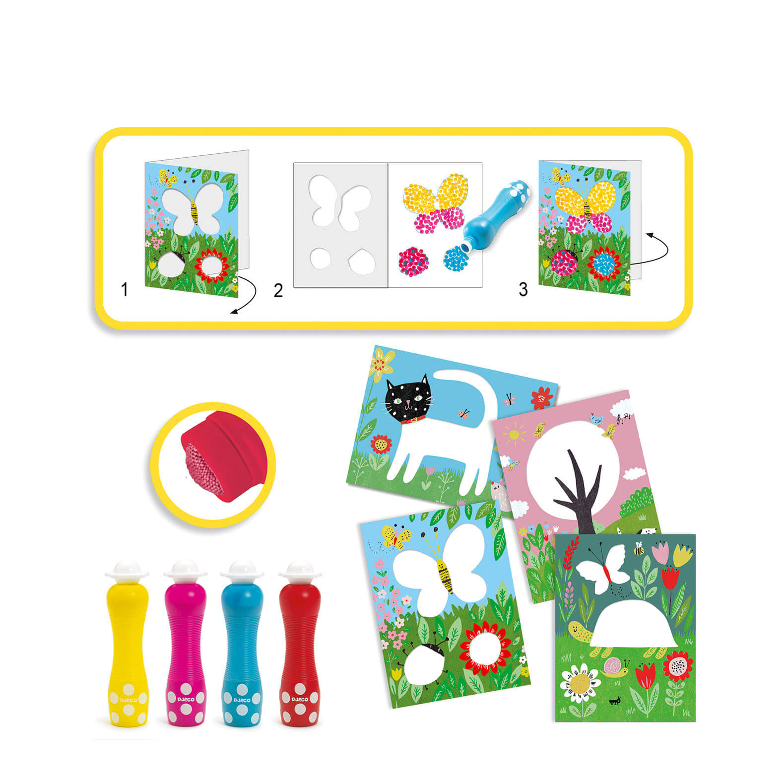 Colouring Craft Set – Small Dots