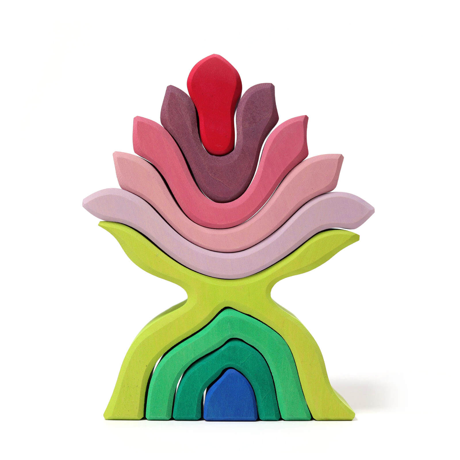 Wooden Stacking Flower