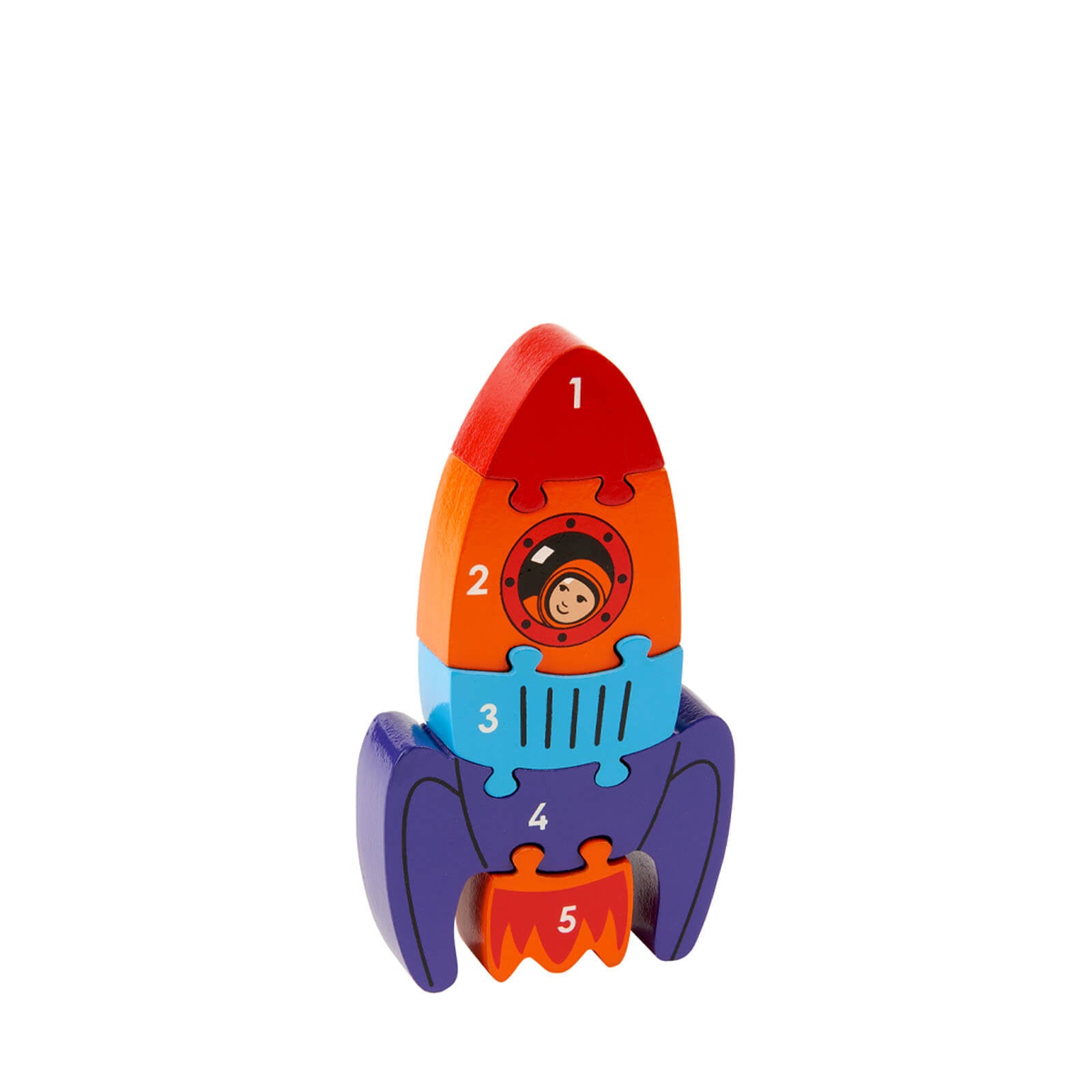 1-5 Wooden Jigsaw – Rocket