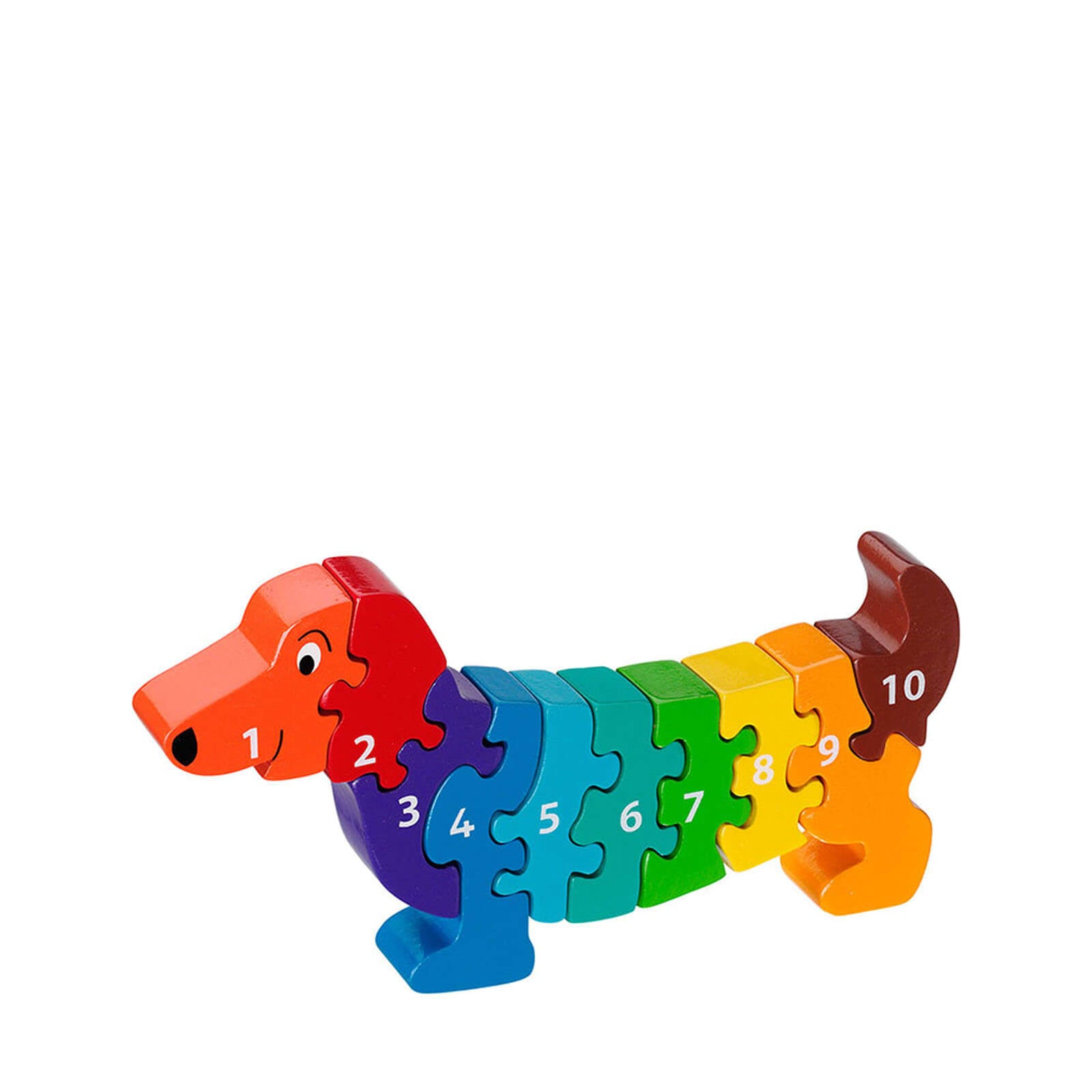 1-10 Wooden Jigsaw – Dog