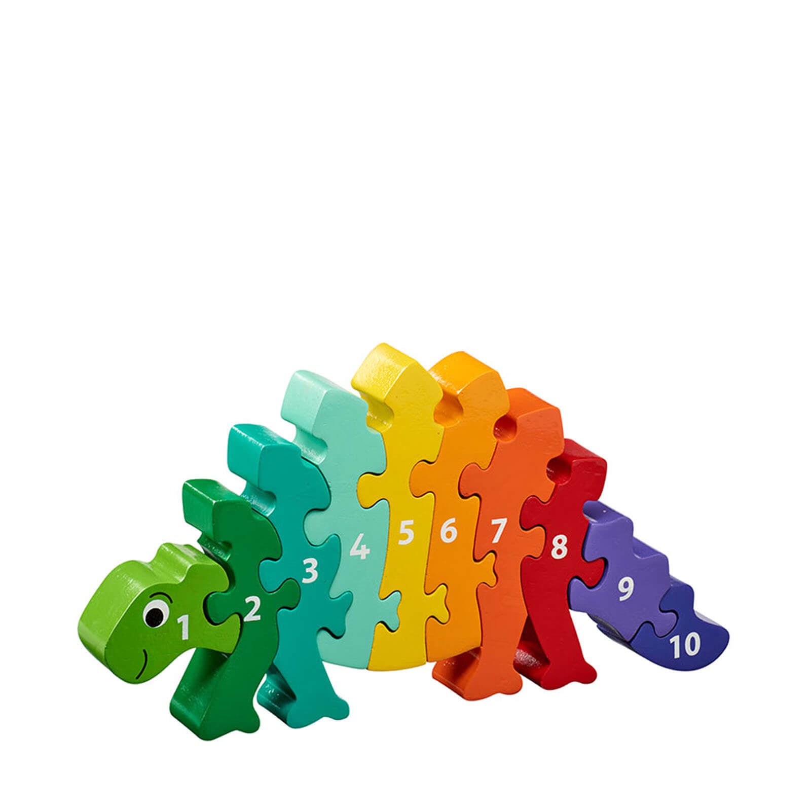 1-10 Wooden Jigsaw – Dinosaur