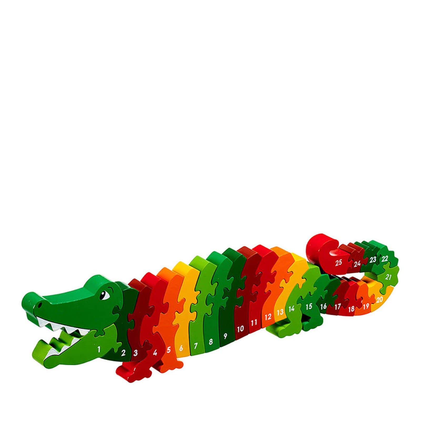 1-25 Wooden Jigsaw – Crocodile