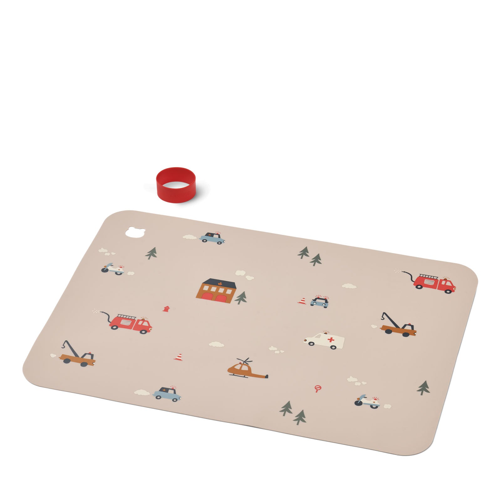 Jude Printed Placemat Emergency Vehicle / Sandy