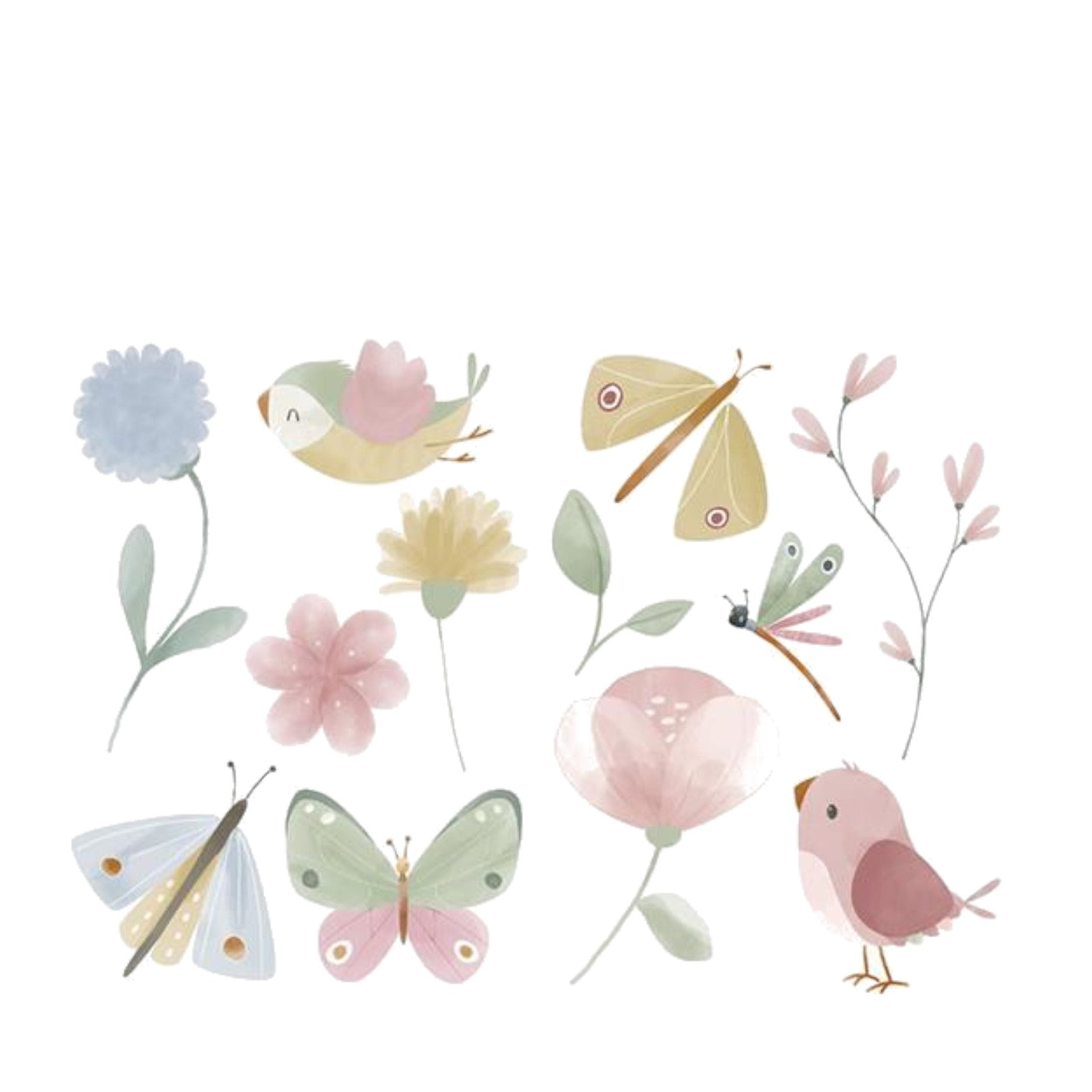 Sticker Sheet – Flowers and Butterflies