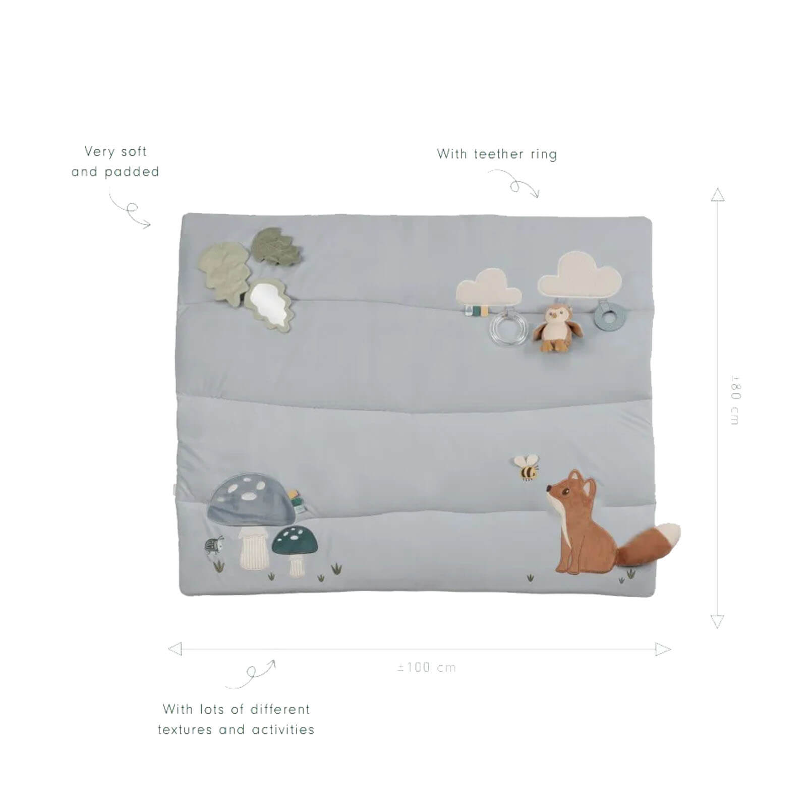 Playpen Mat – Forest Friends