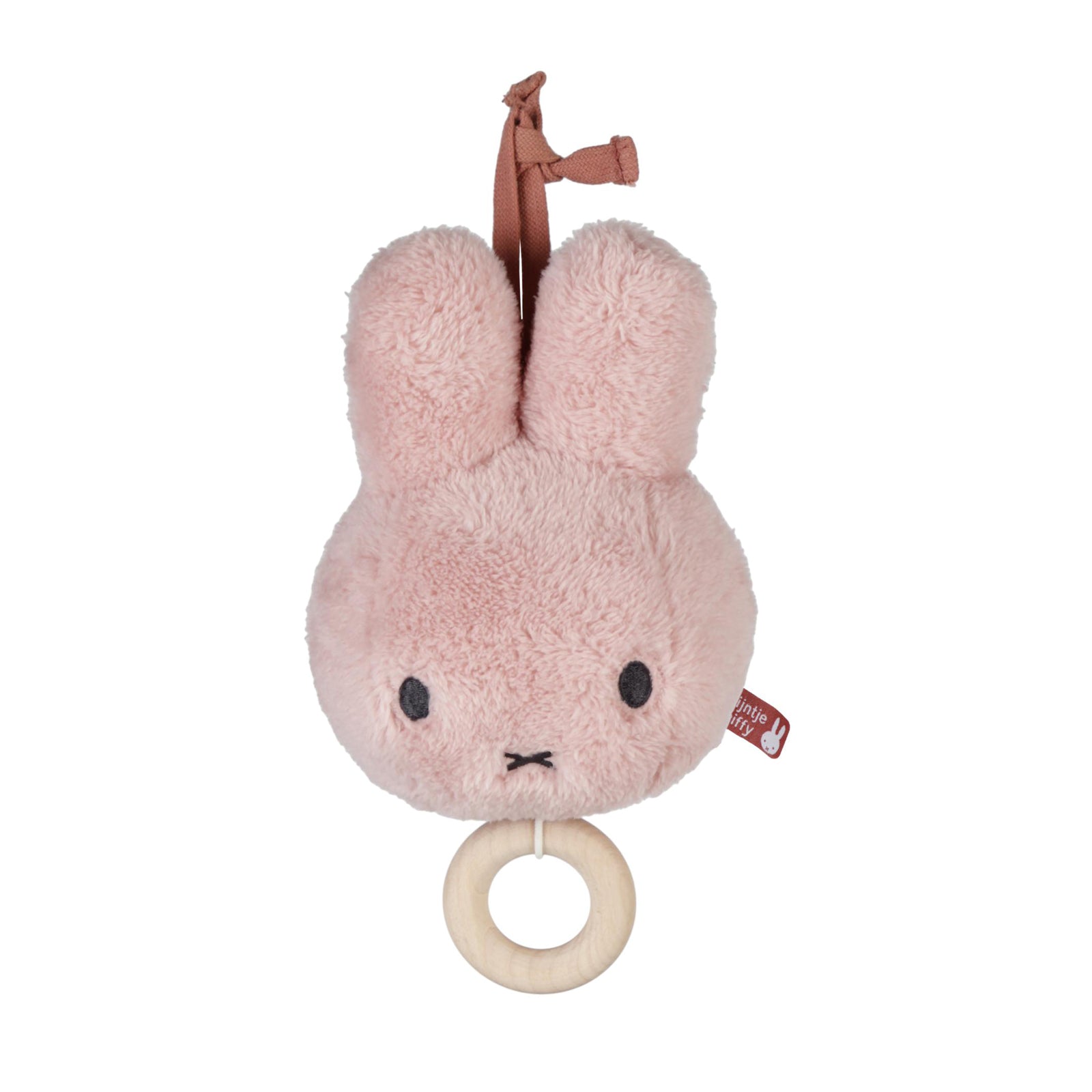 Miffy Pull Music Box Fluffy Pink