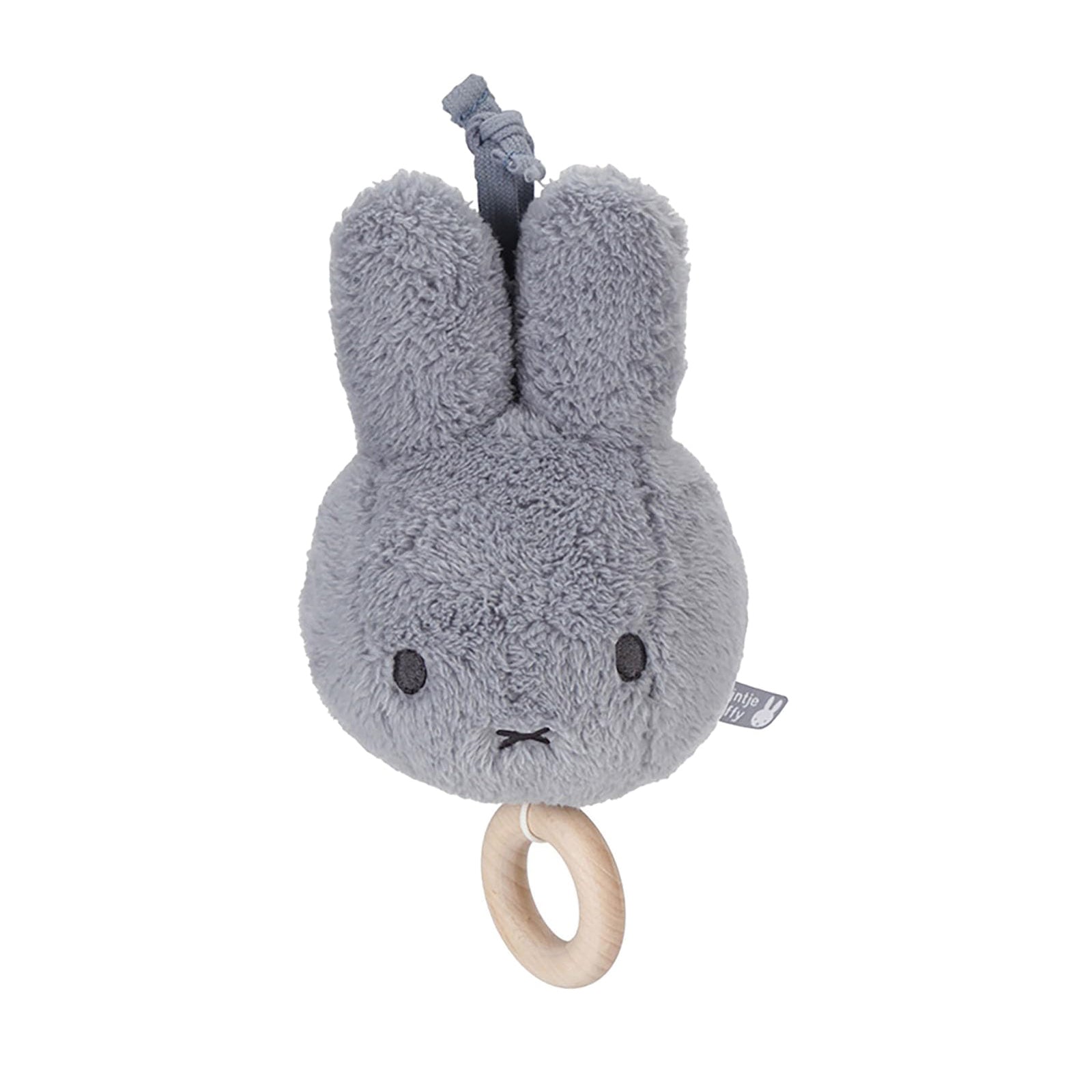 Miffy Pull Music Box Fluffy Blue